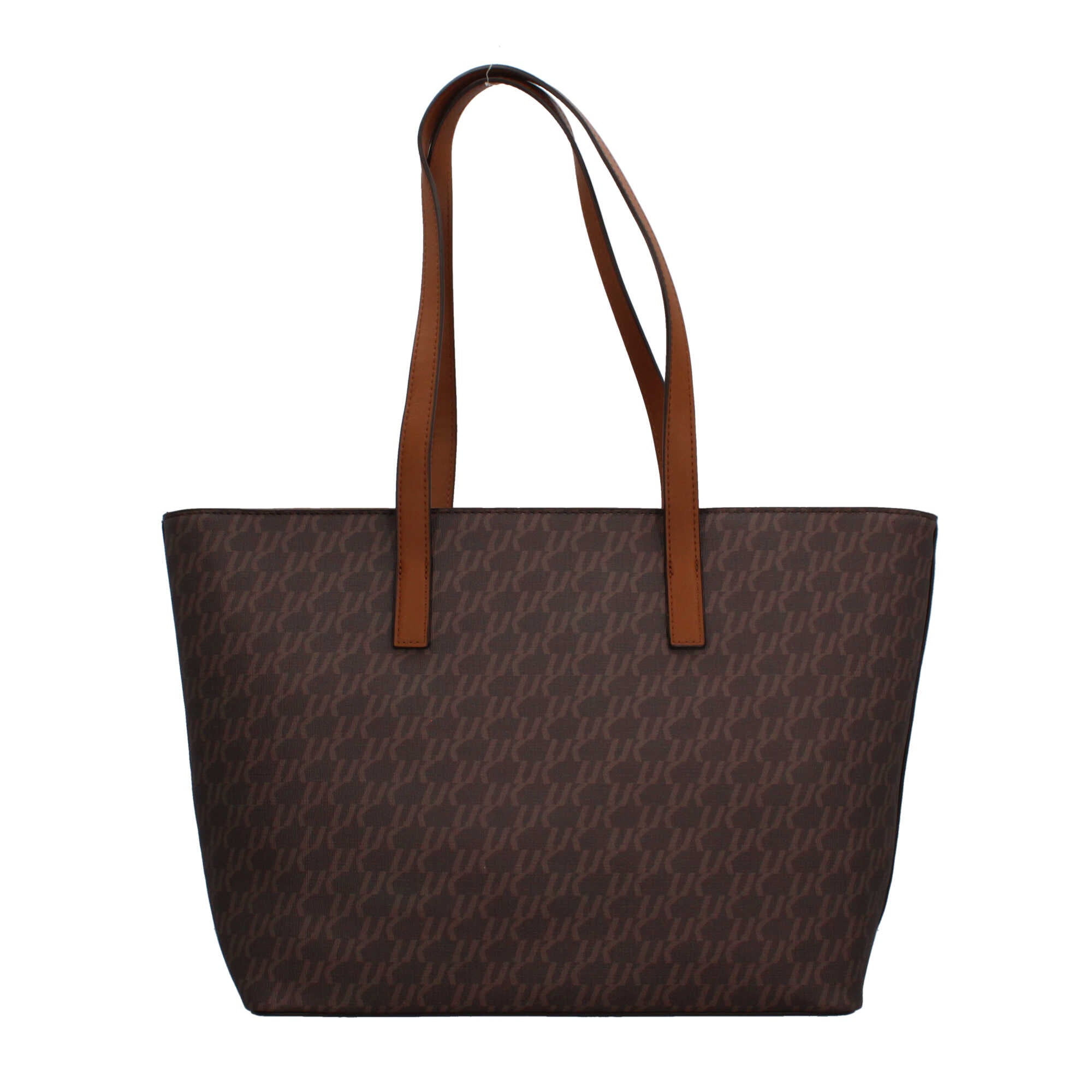 Lumberjack shopper con stampa logata Marrone TU | Giò Fashion