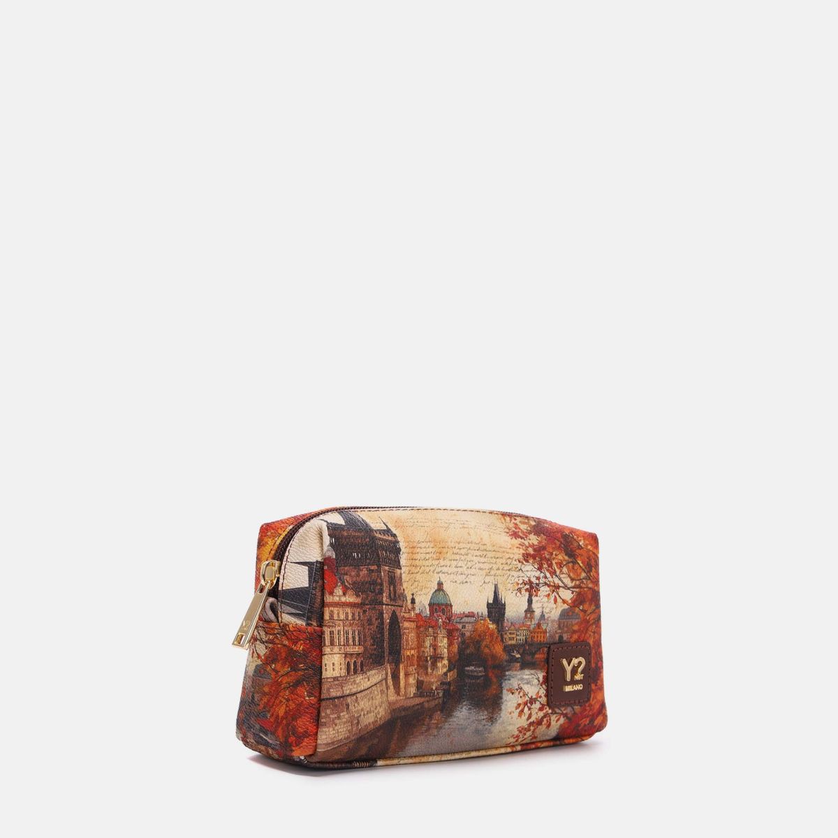 Ynot? Yes Bag Beauty Case Donna in Ecopelle con Zip