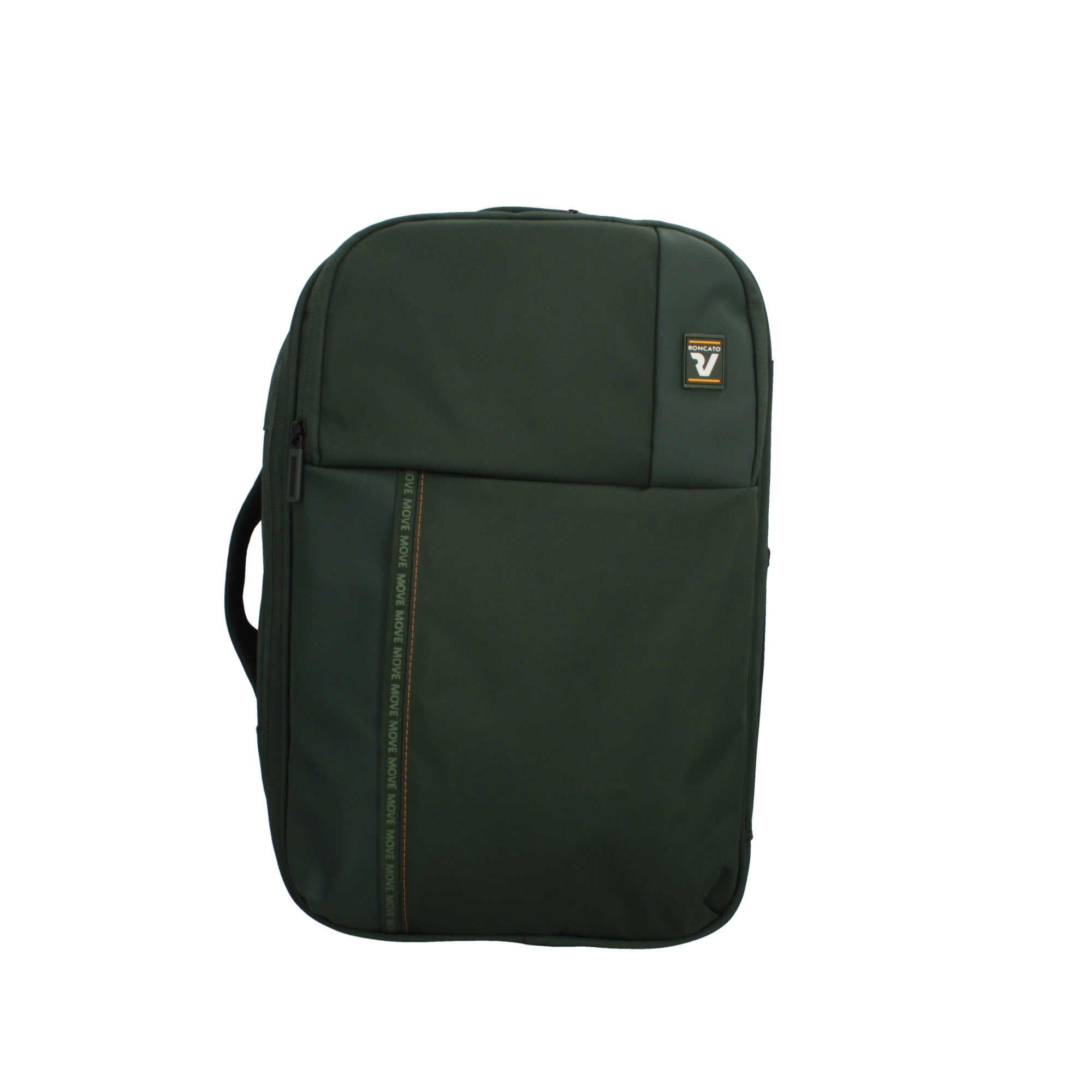 Zaino roncato con chiusura zip VERDE MILI TU | Giò Fashion