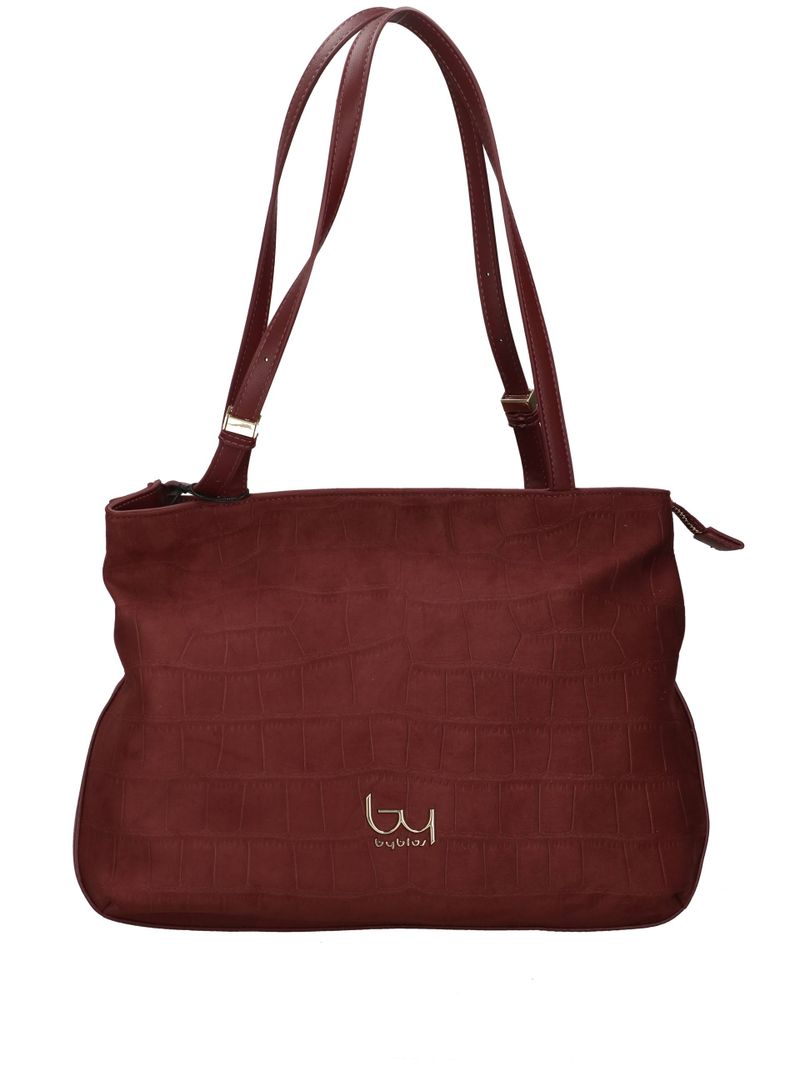 Borsa a Spalla Donna By Byblos in Ecopelle con Logo Metallico