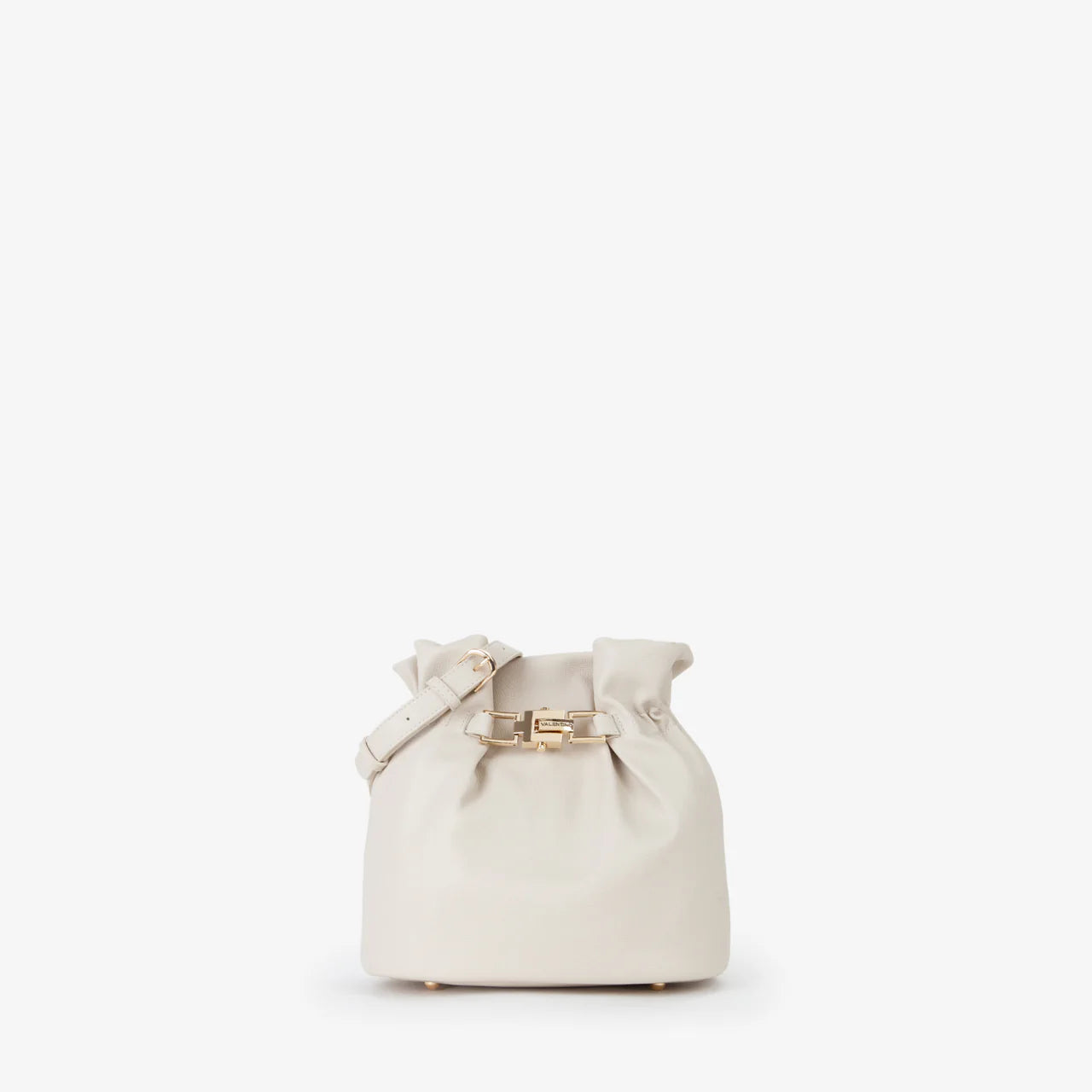 Valentino borsa secchiello donna con chiusura a coulisse Avorio TU | Giò Fashion