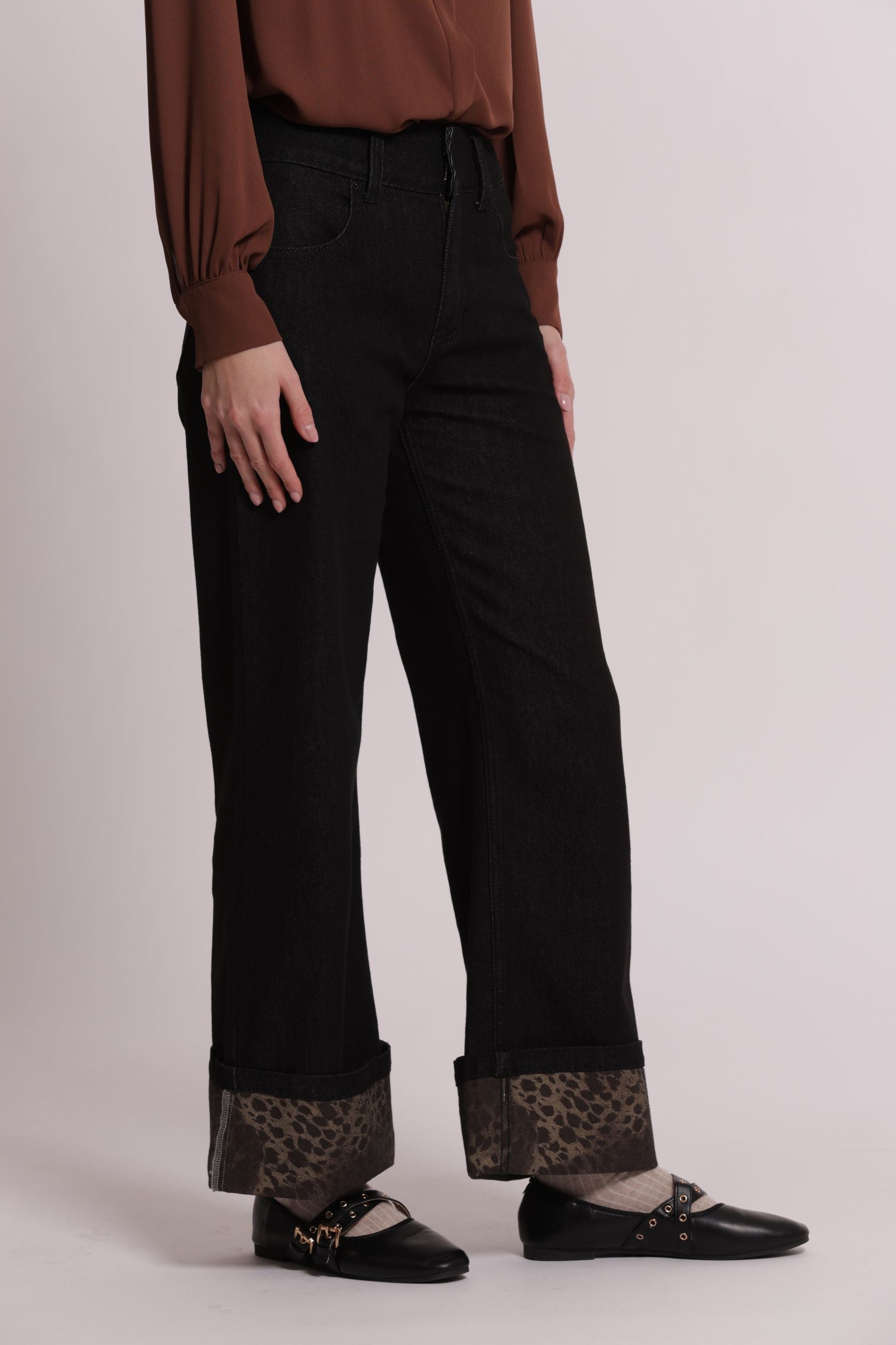 Jeans Donna Mimi Mua con Risvolto