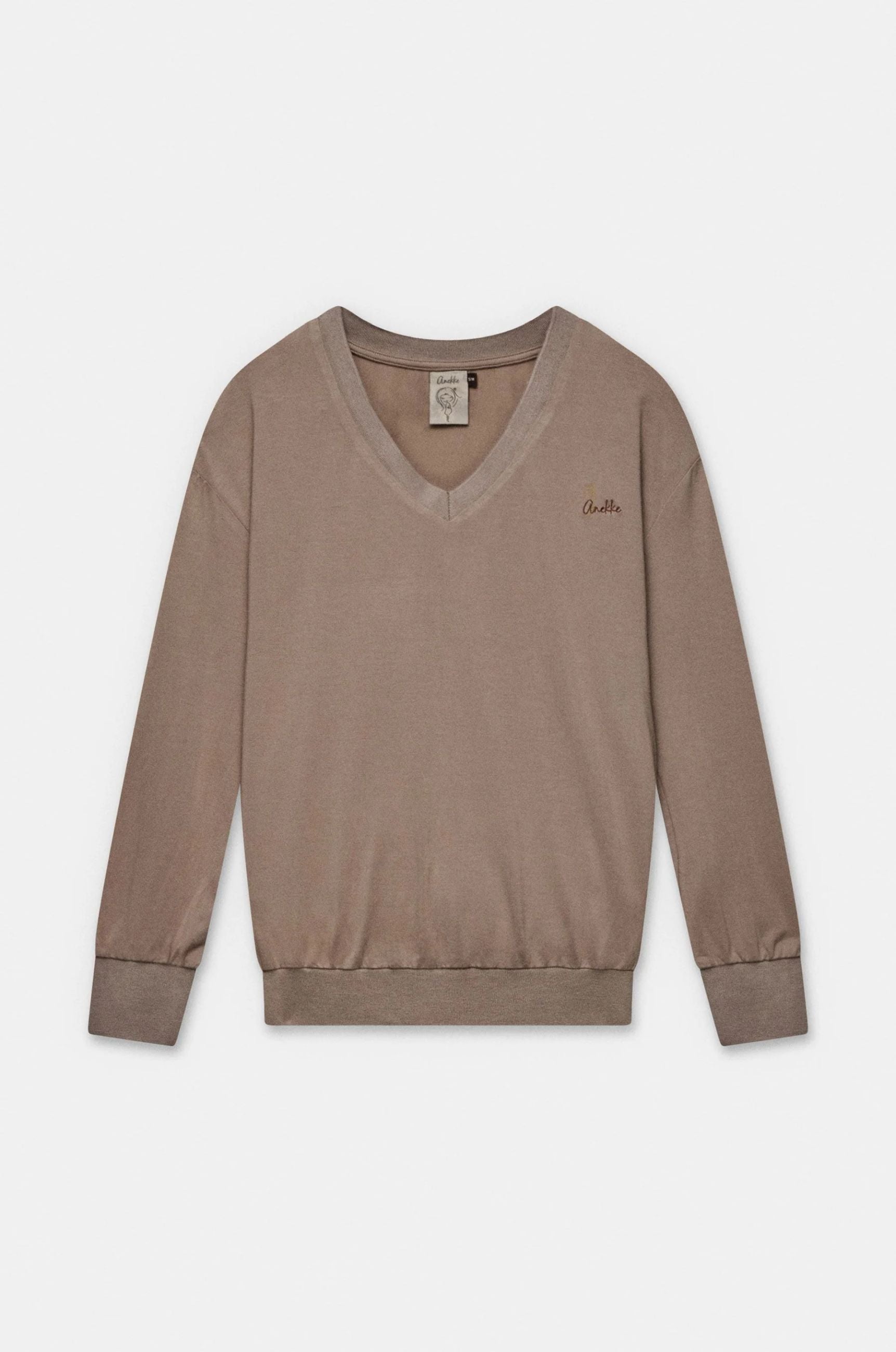 Maglia Donna Anekke Tulip a Maniche Lunghe con Scollo a V e Stampa Artistica