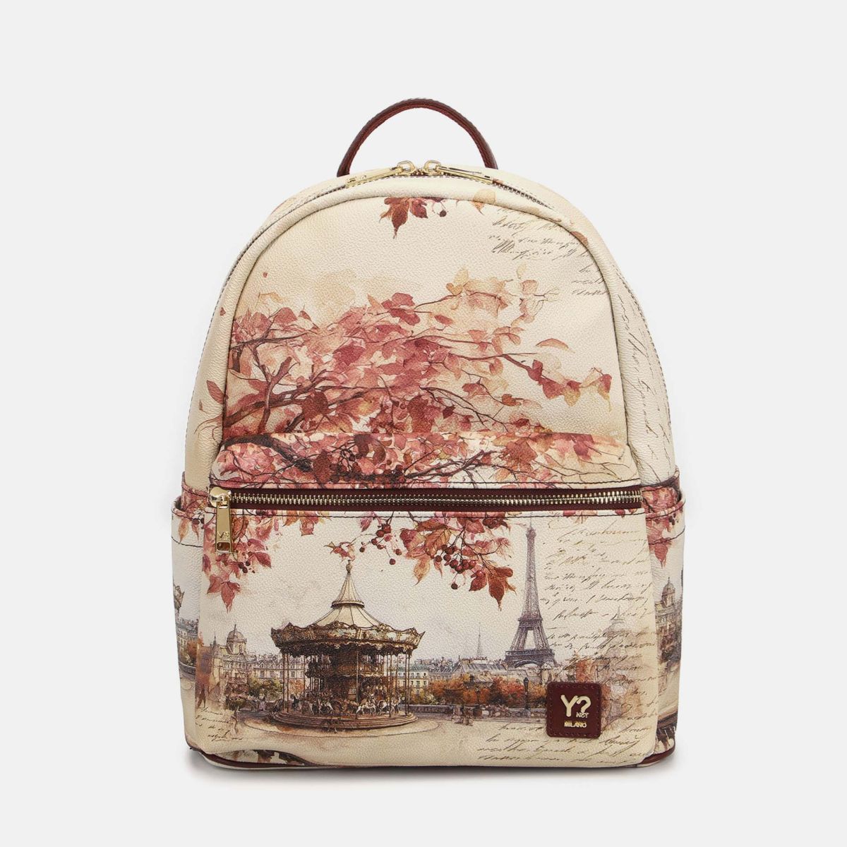 Ynot? Yes Bag Zaino Large Donna con Tasca Frontale