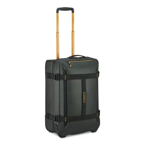 Trolley cabina compatto con ruote e manico telescopico pratico VERDE M TU | Giò Fashion