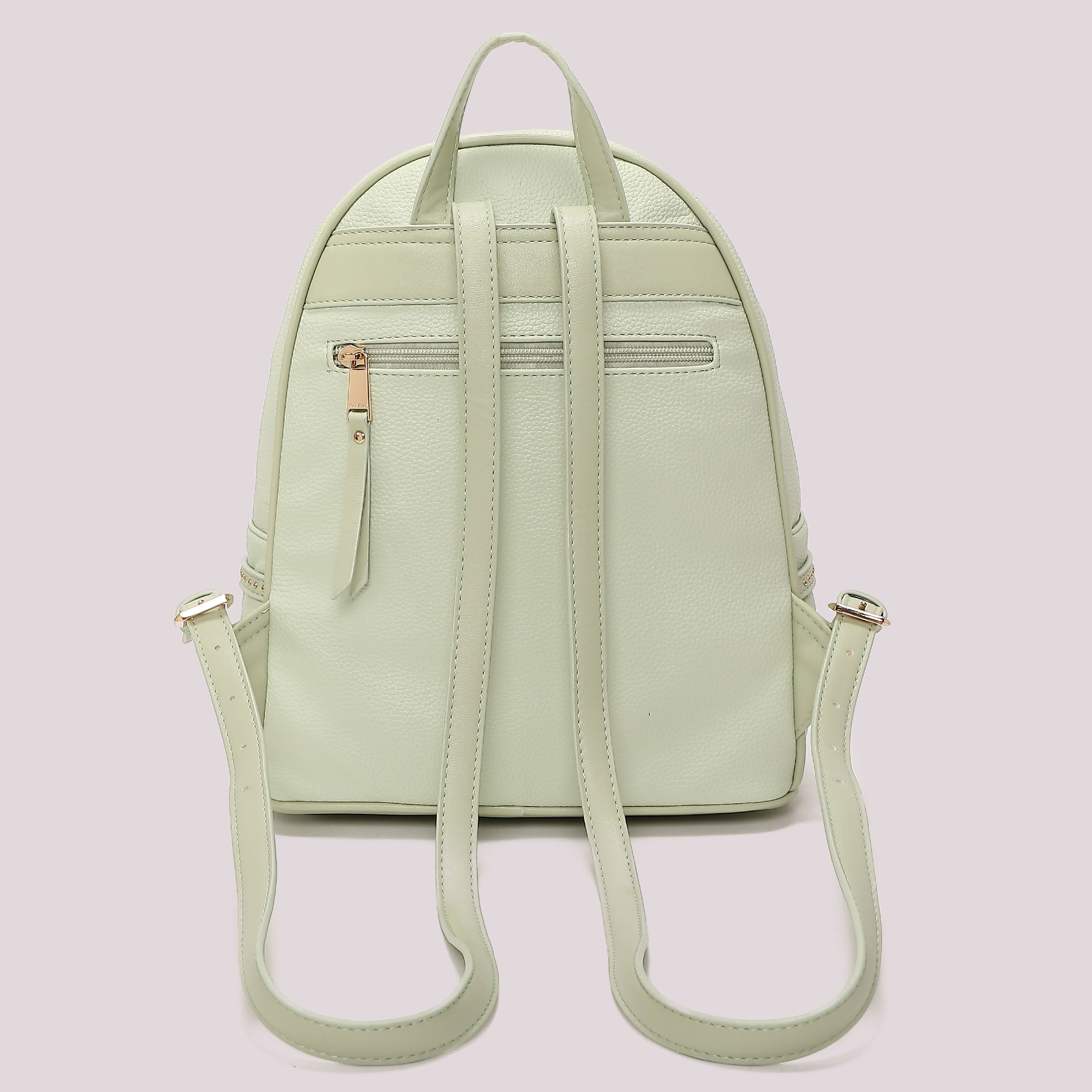 Zaino donna Mimi Mua elegante con zip doppia e dettaglio cintura