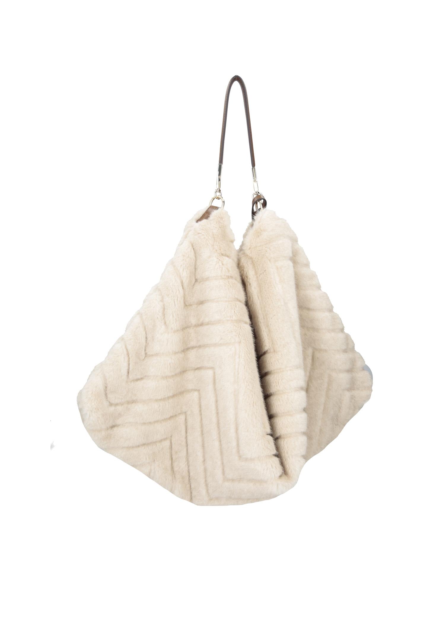 Liu Jo Borsa Morbida Donna in Pelliccia Sintetica