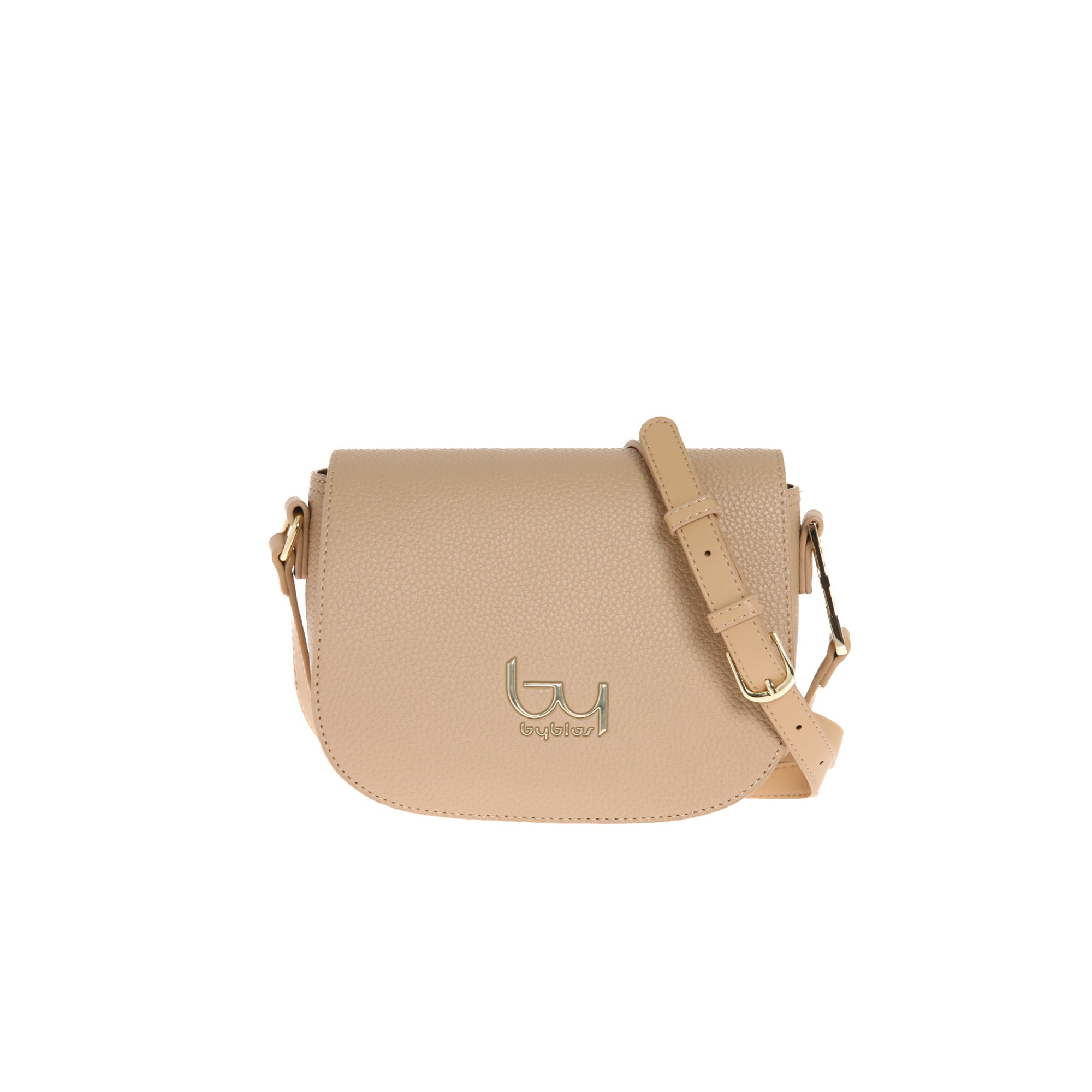 Borsa a tracolla By Byblos con patta e logo frontale Beige TU | Giò Fashion