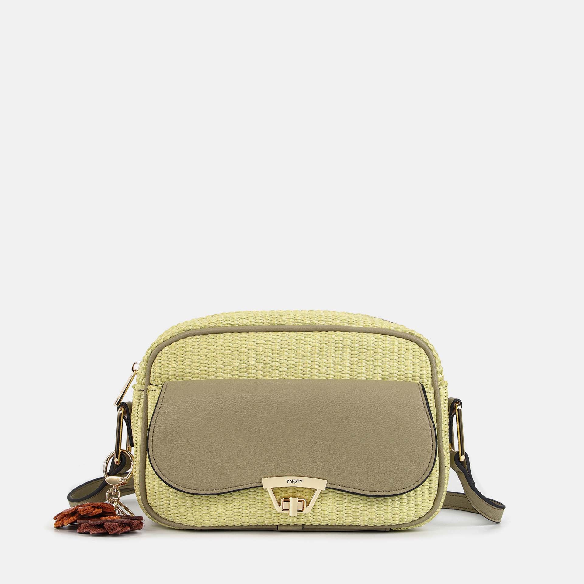 Y-Not Borsa Camera Malindi Lime TU | Giò Fashion
