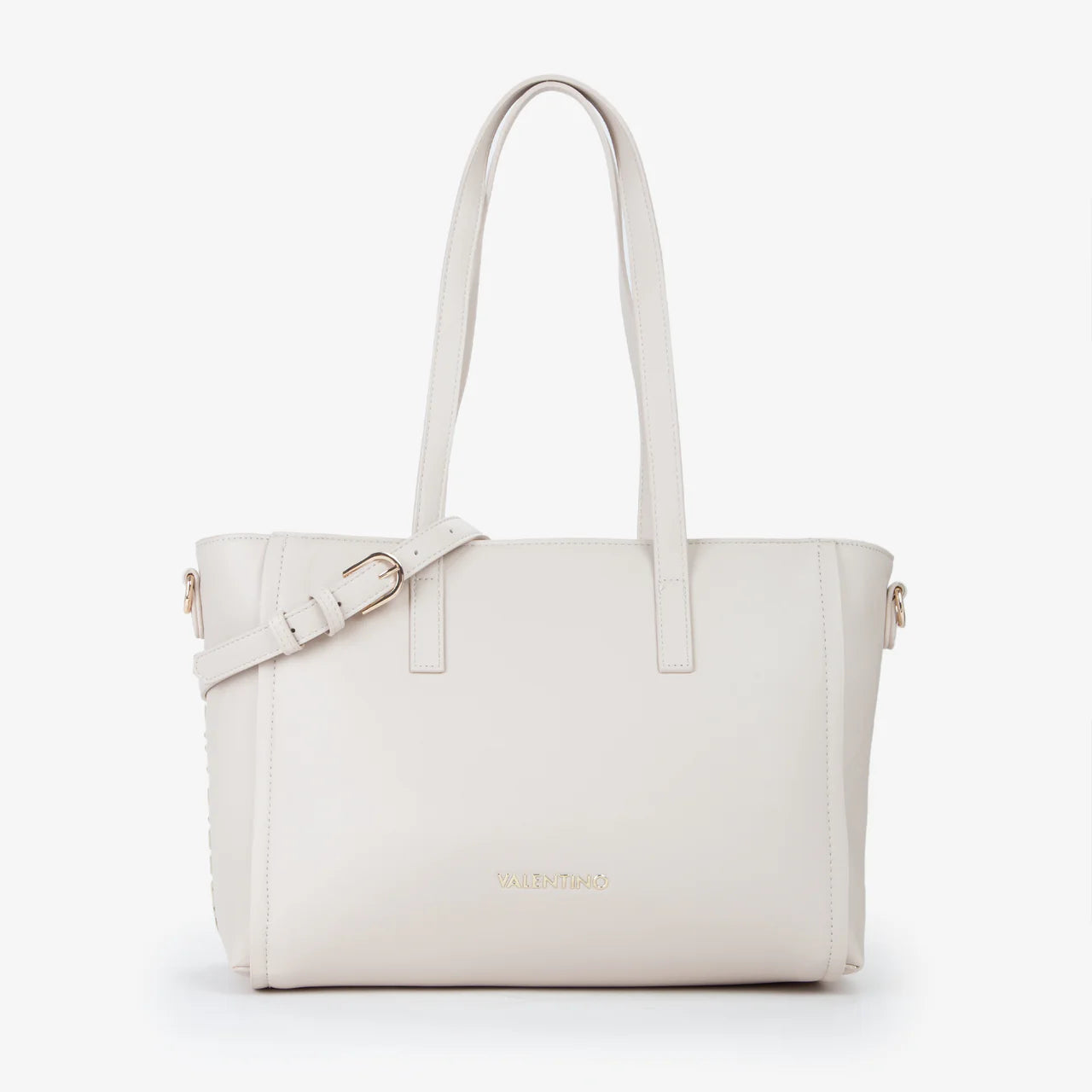 Valentino borsa shopper donna elegante con doppi manici Avorio TU | Giò Fashion
