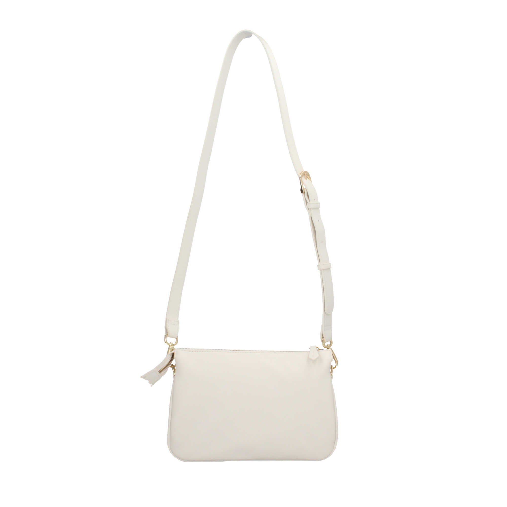 Valentino pochette elegante con tracolla rimovibile e logo frontale Bianco TU | Giò Fashion