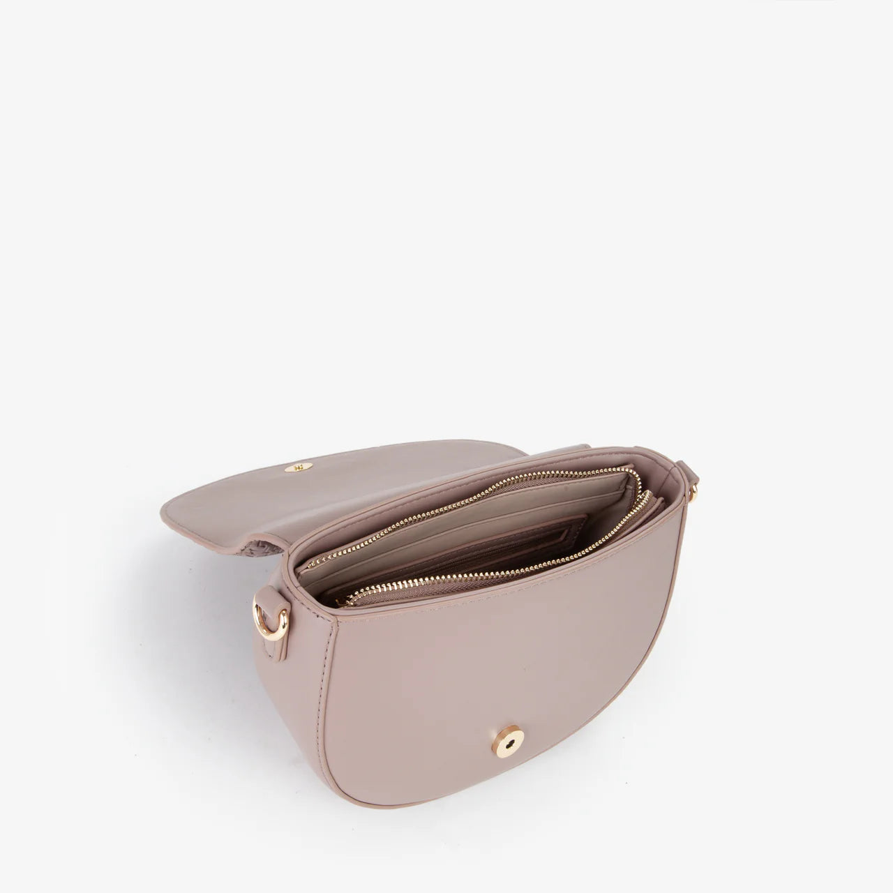 Valentino borsa a tracolla donna con logo in rilievo Beige TU | Giò Fashion