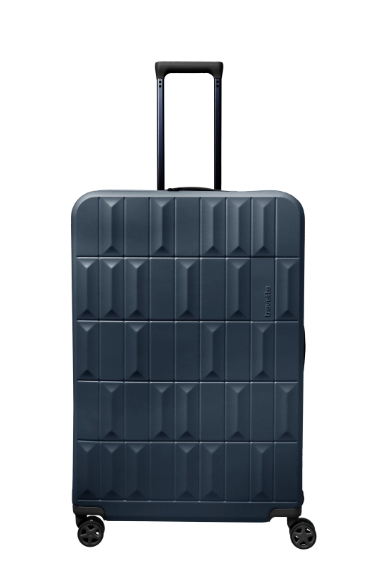 Trolley grande Travelite rigido con 4 ruote e chiusura TSA BLU TU | Giò Fashion