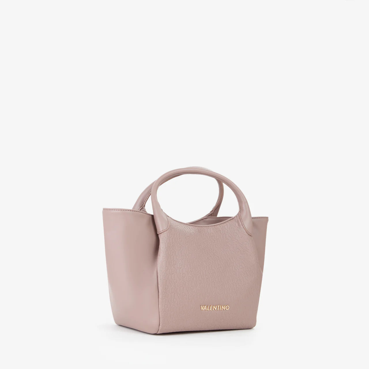 Valentino borsa a mano donna con logo in rilievo Beige TU | Giò Fashion