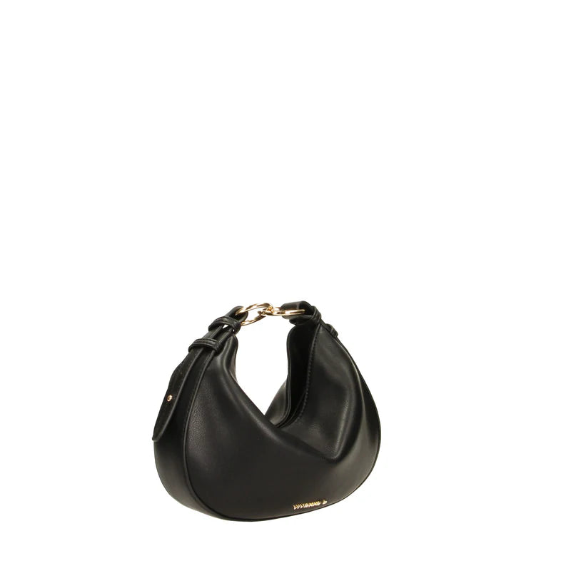 Borsa Vivienne D donna a mano design moderno con catena elegante Nero TU | Giò Fashion