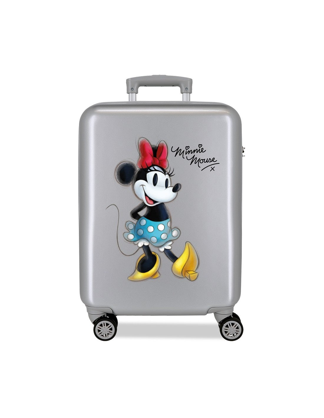 Disney Minnie Mouse Trolley Cabina 55 cm Valigia Rigida in ABS 38 Litri