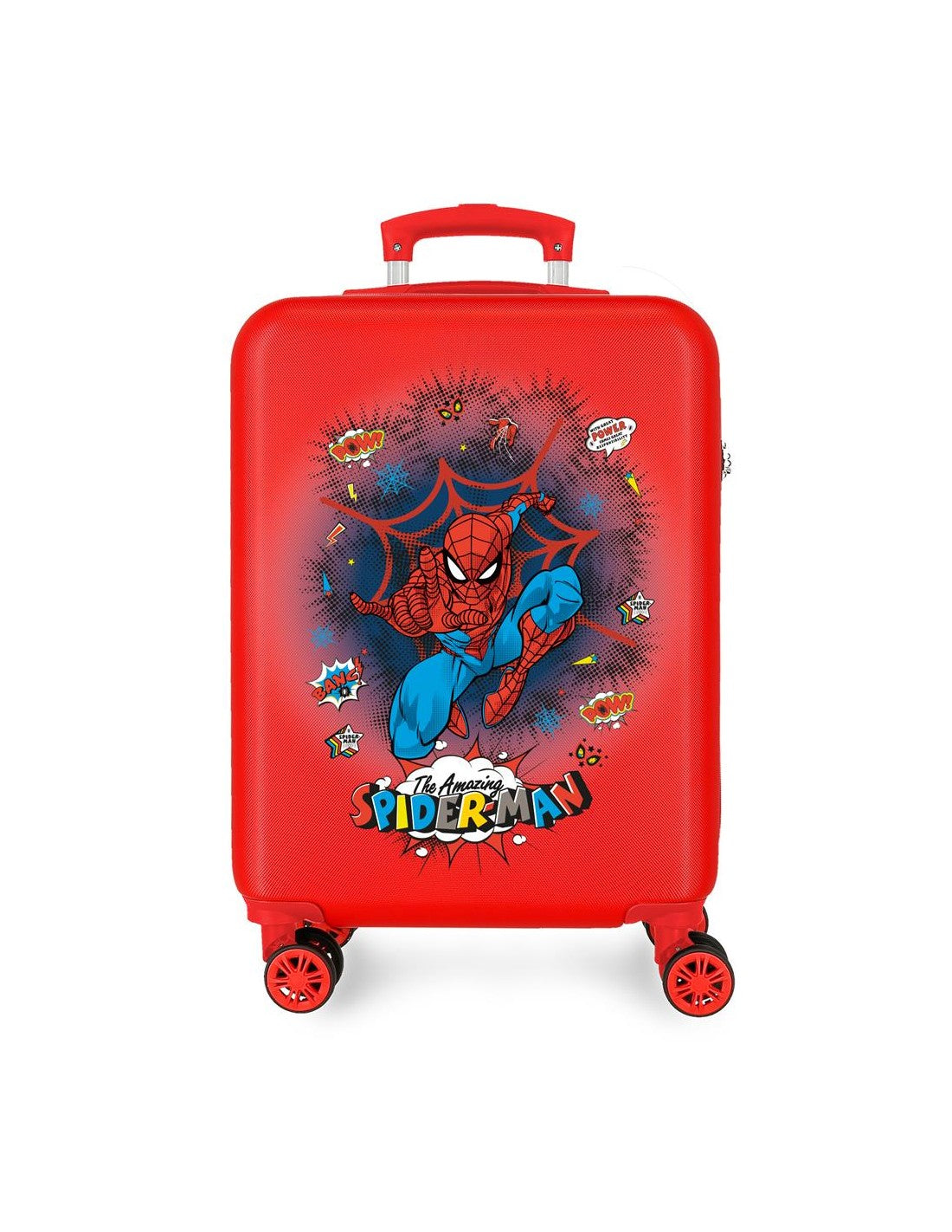 Marvel Spider-Man Trolley Cabina Bambino 55 cm Valigia Rigida in ABS 34 Litri