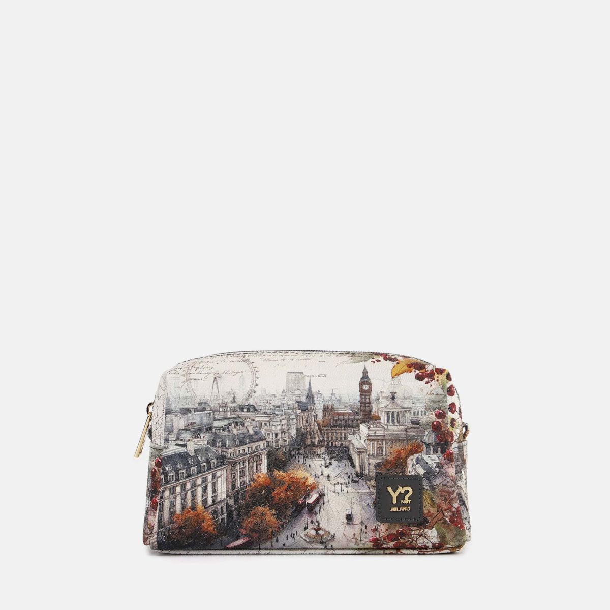 Ynot? Yes Bag Beauty Case Grande Donna in Ecopelle con Zip