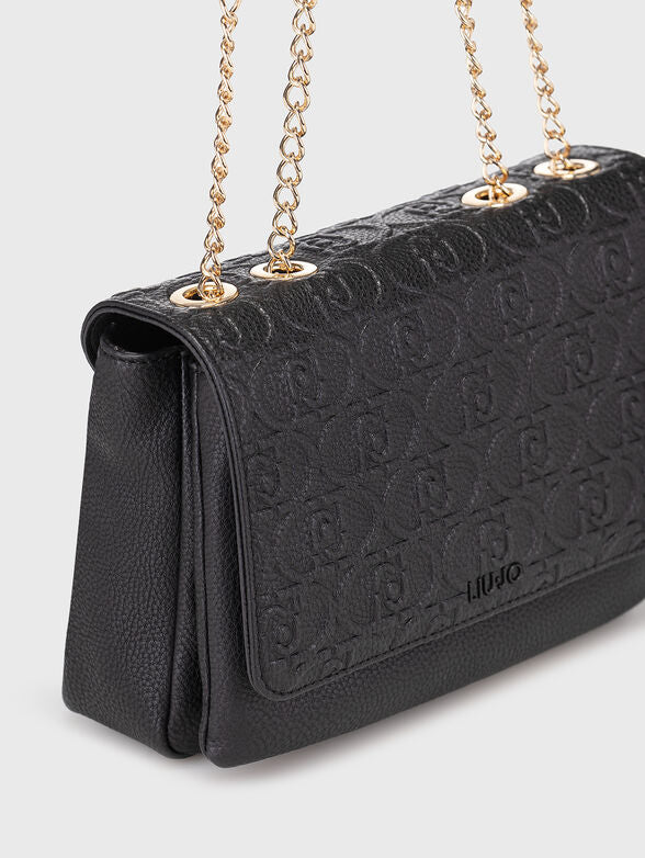 Eleganza Compatta: Borsa Liu Jo Caliwen con Tracolla a Catena NERO TU | Giò Fashion