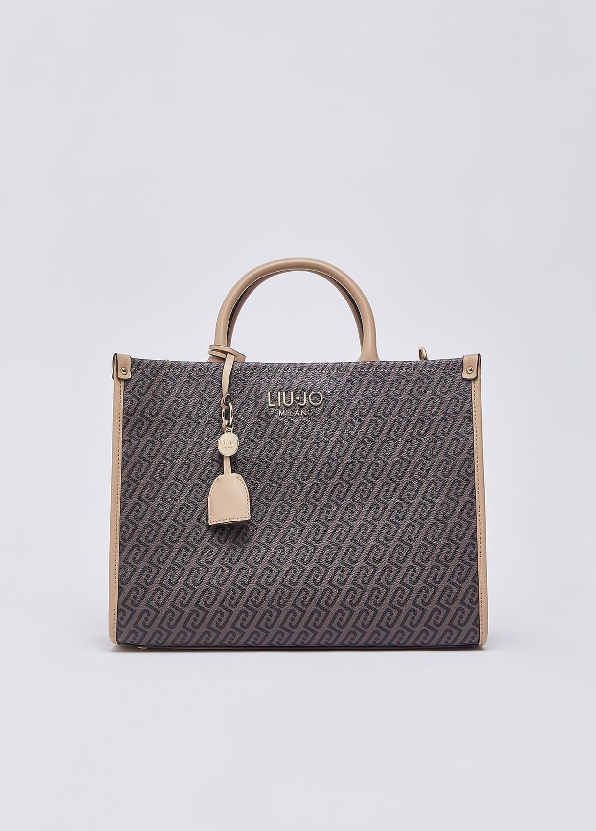 Borsa a mano Liu Jo da donna con tracolla removibile elegante strutturata Marrone TU | Giò Fashion