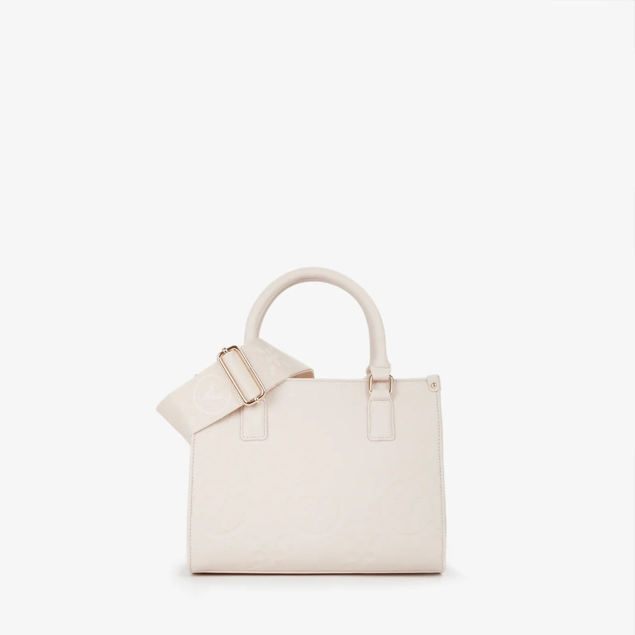 Valentino borsa a mano Samba media con tracolla regolabile Avorio TU | Giò Fashion