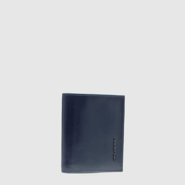 Portafoglio Piquadro uomo in pelle con portacarte e scomparti interni BLU TU | Giò Fashion