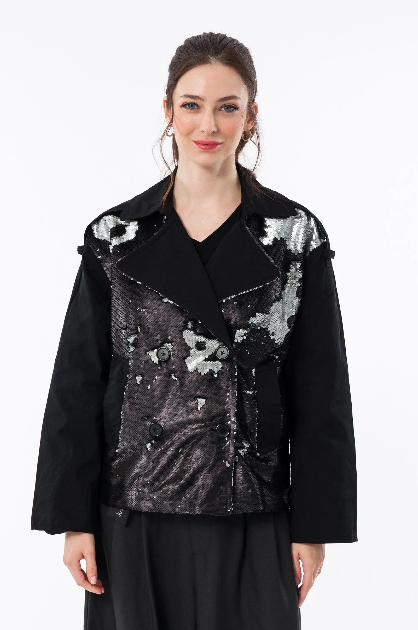 Giacca Donna Anekke con Paillettes e Dettagli Luminosi