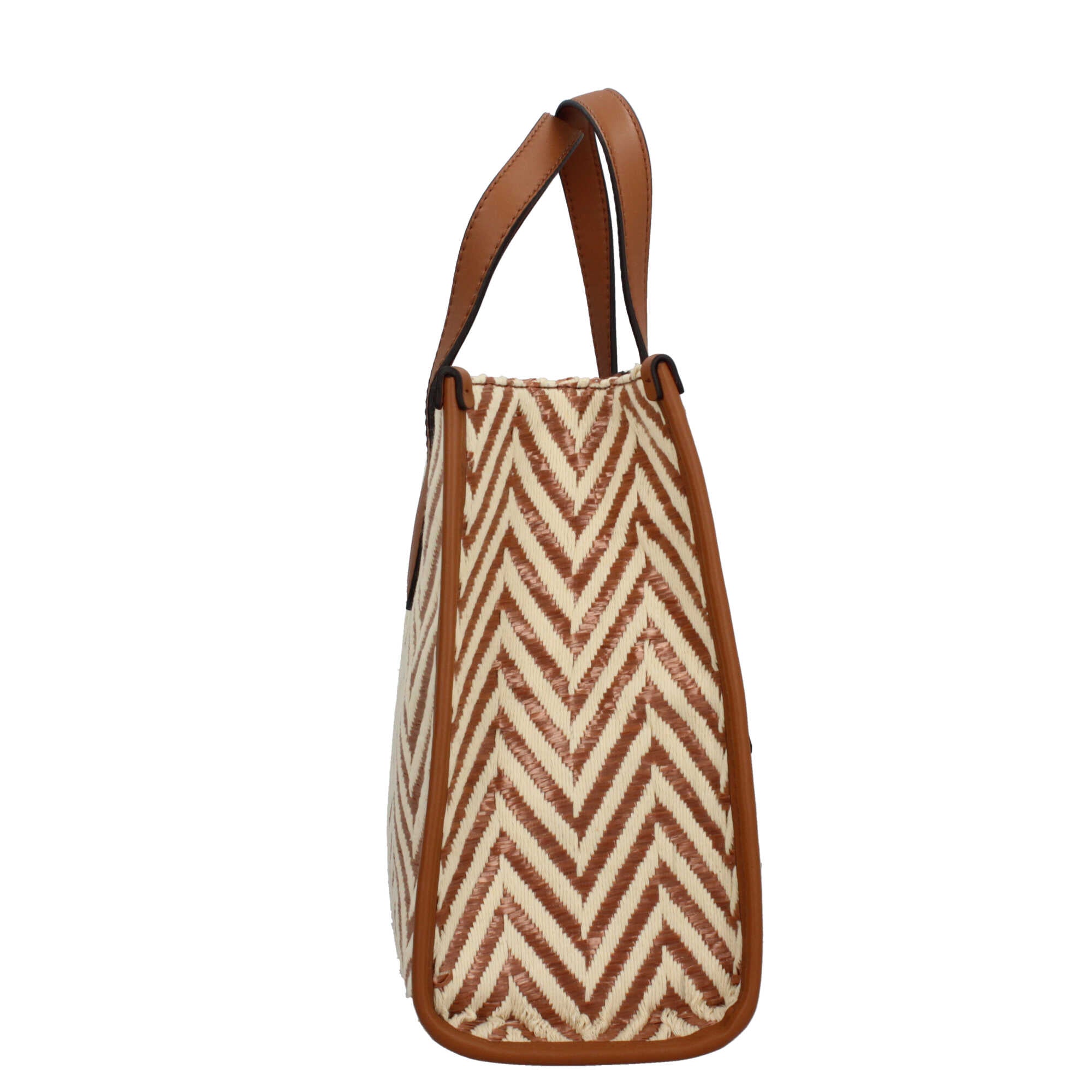 Borsa a Mano Guess con Motivo Chevron e Logo