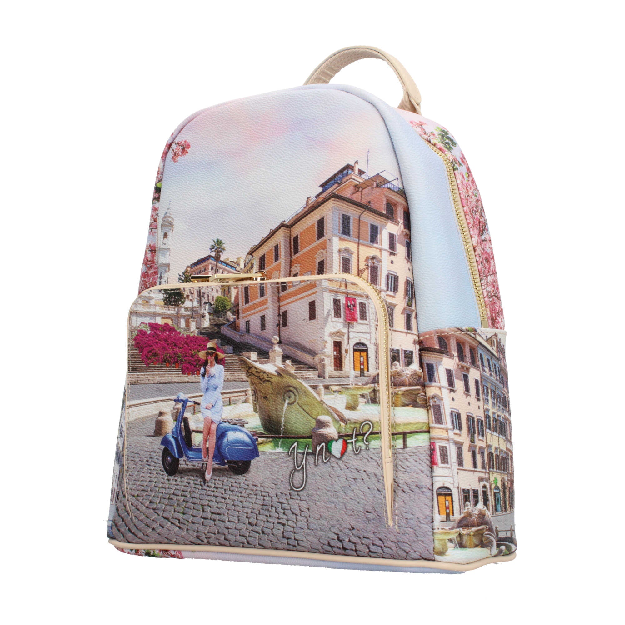 Zaino YNot con stampa esclusiva e design ergonomico per il massimo comfort VACANZA ROMANA TU | Giò Fashion