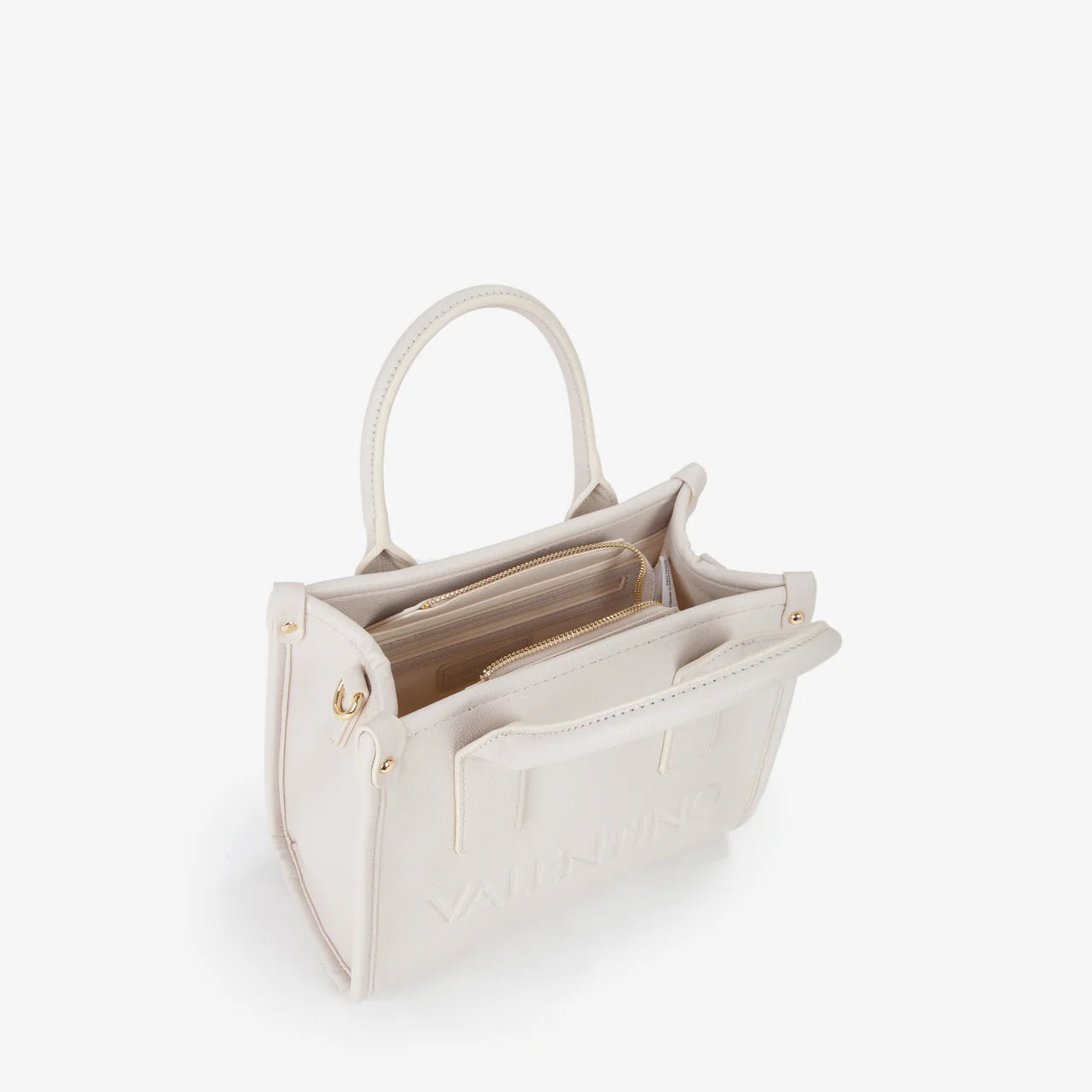 Valentino borsa a mano donna con tracolla regolabile Avorio TU | Giò Fashion