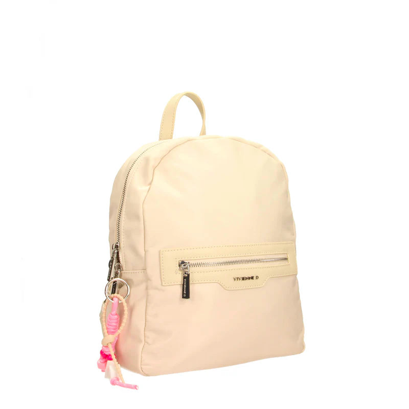 Zaino Vivienne D donna compatto design moderno elegante urbano Beige TU | Giò Fashion