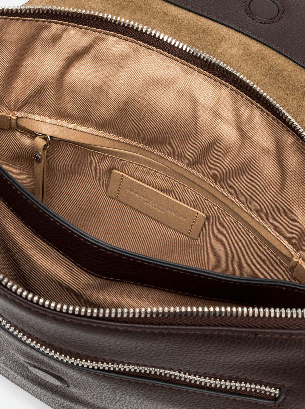 Borsa a Tracolla Gianni Chiarini Three in pelle con patta