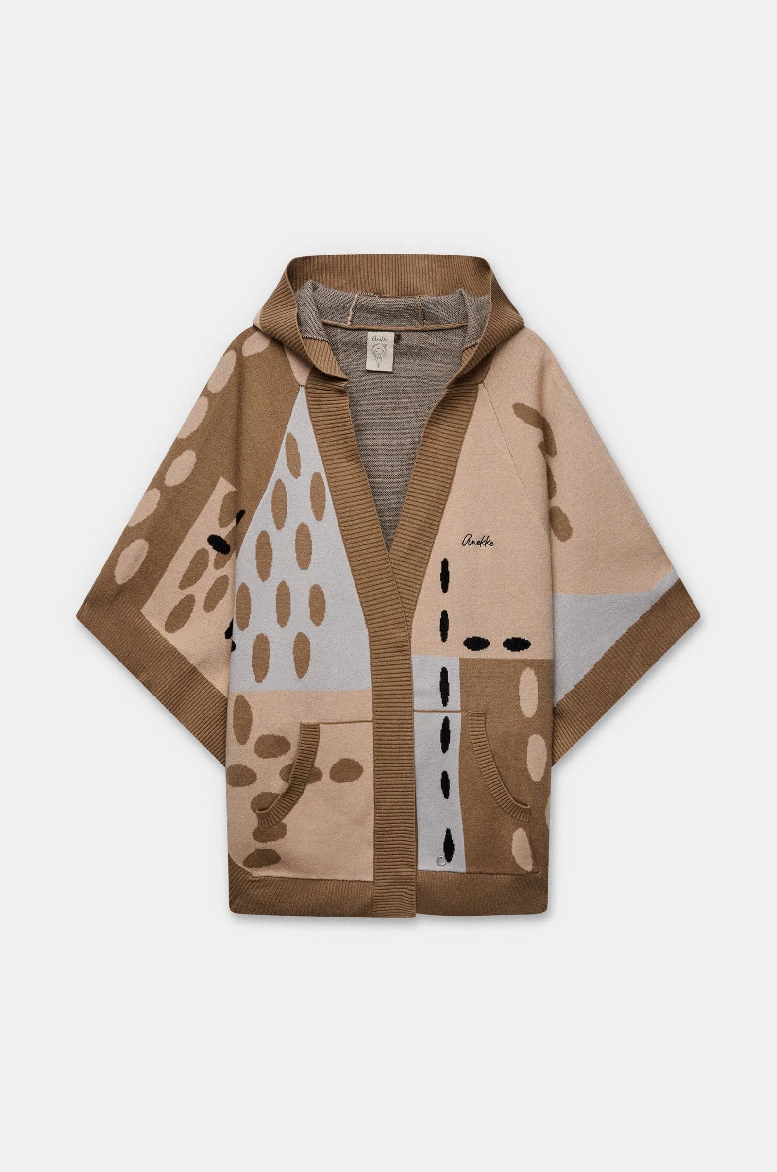 Poncho Donna Anekke con Cappuccio Morbido e Avvolgente