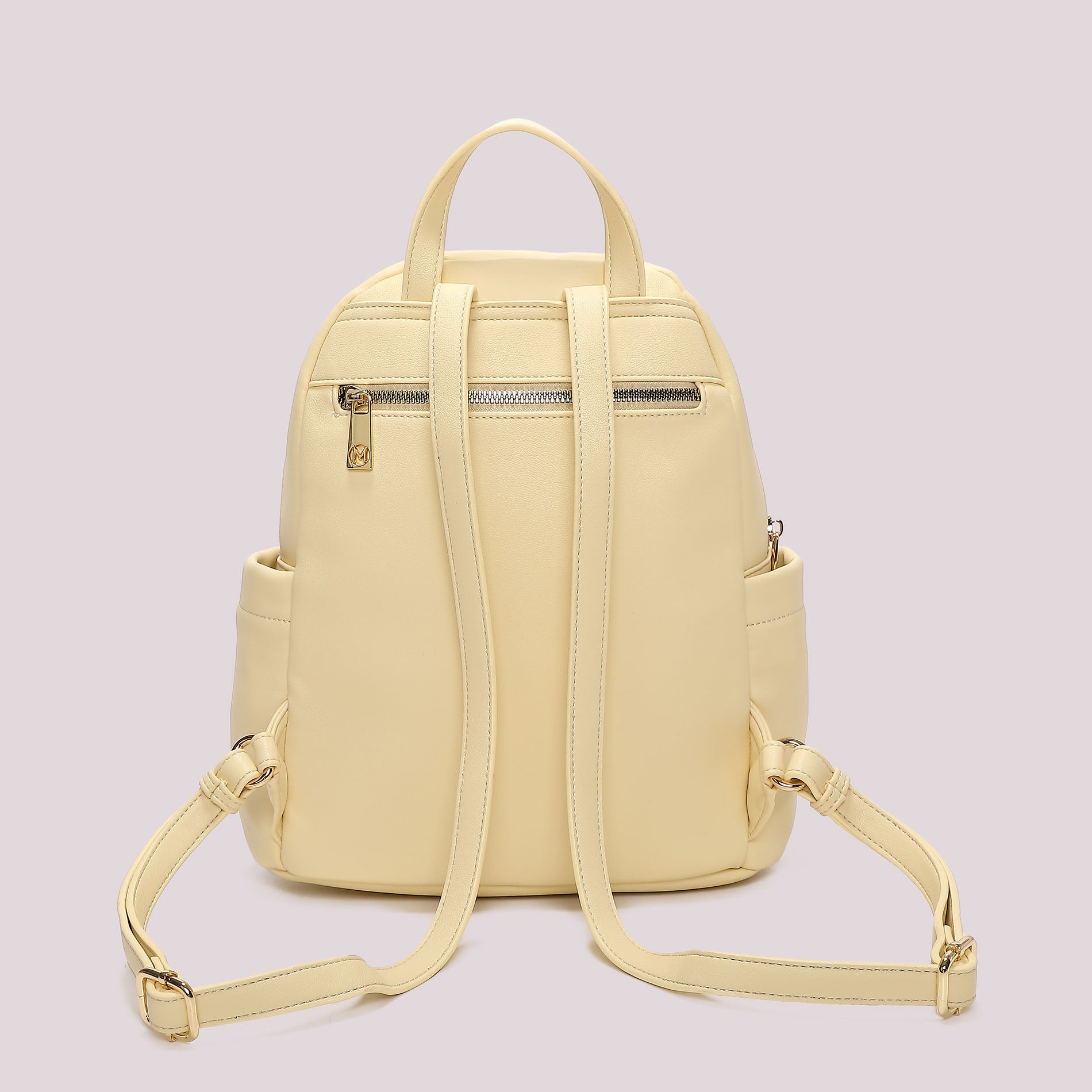 Zaino donna Mimi Mua compatto con motivo trapuntato e design moderno