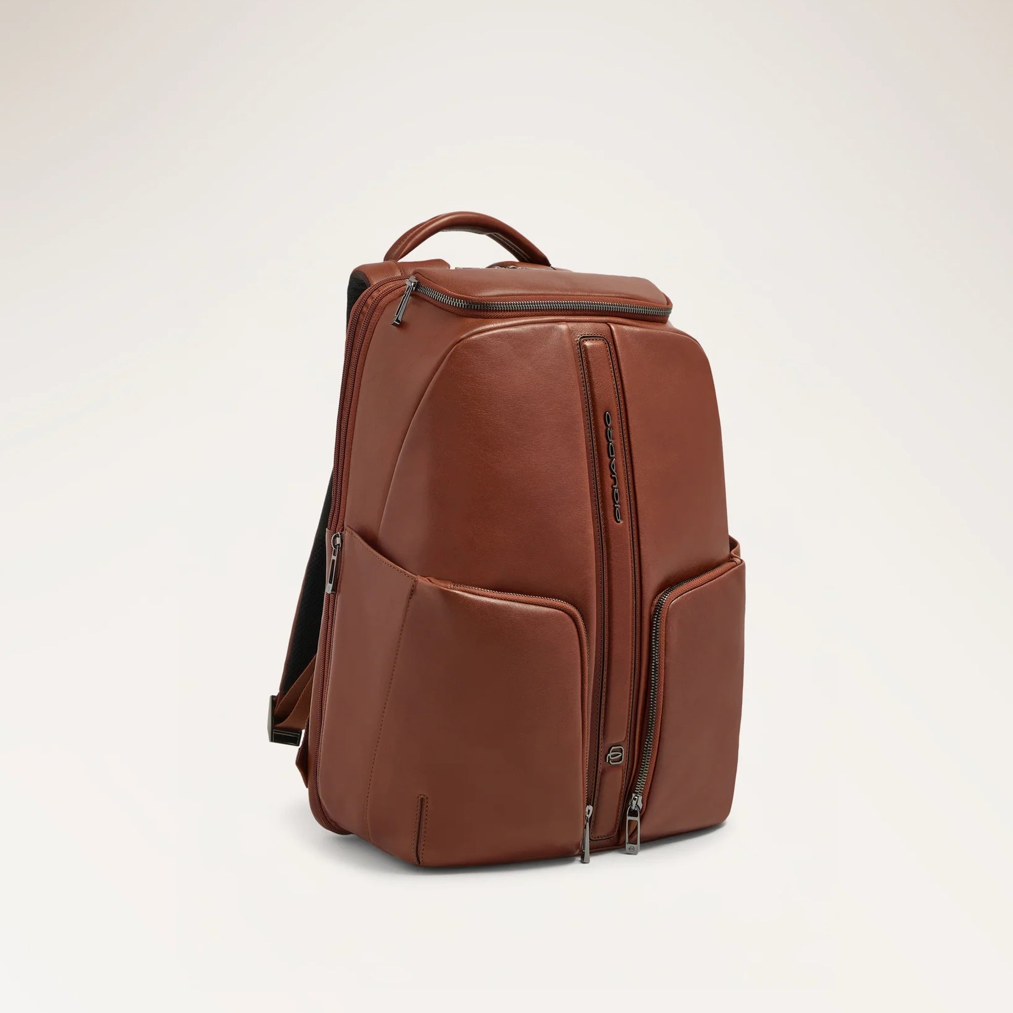 Zaino Porta PC 15,6" in Pelle con Tasche Frontali