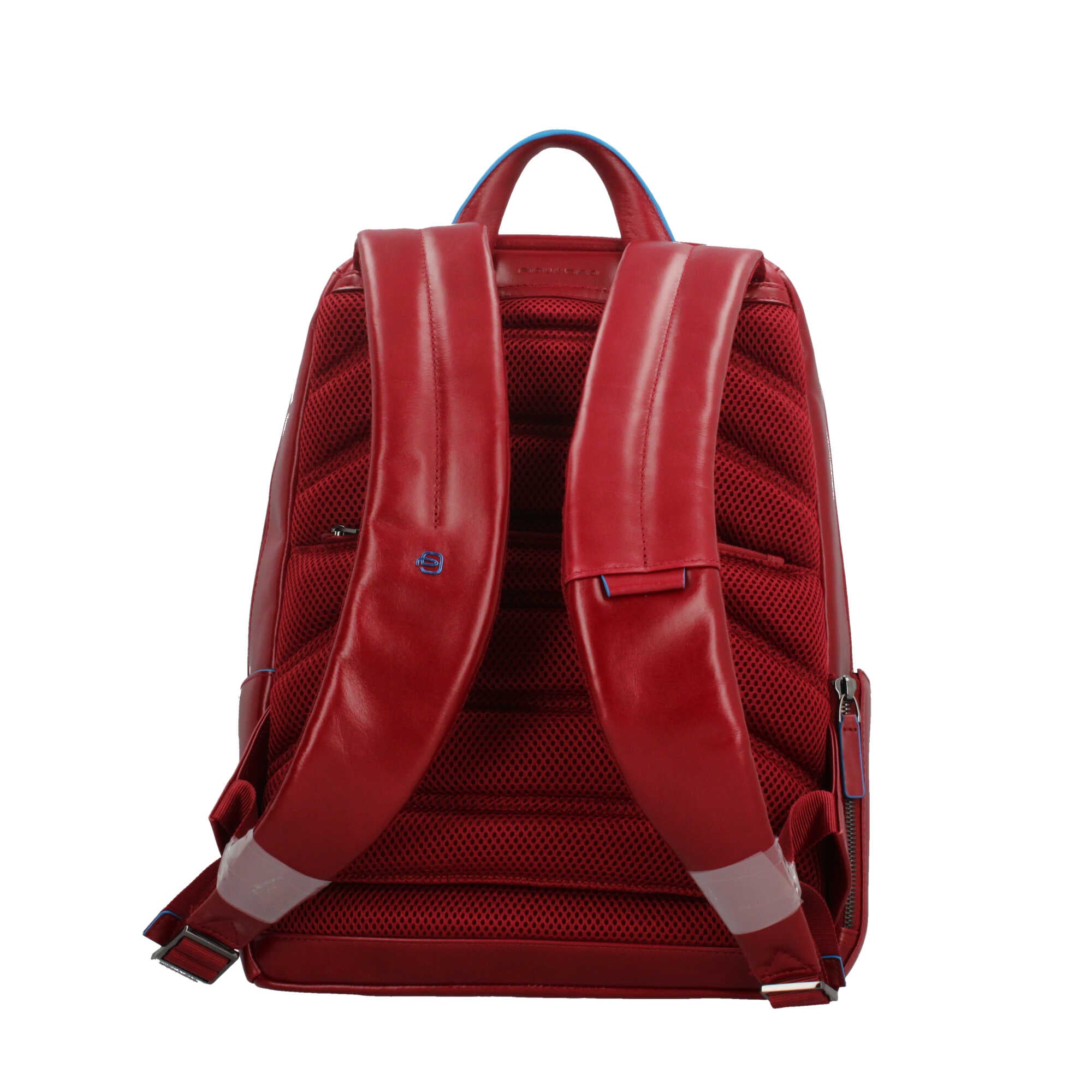 Zaino Piquadro in pelle porta PC e tablet con tasche frontali Rosso TU | Giò Fashion