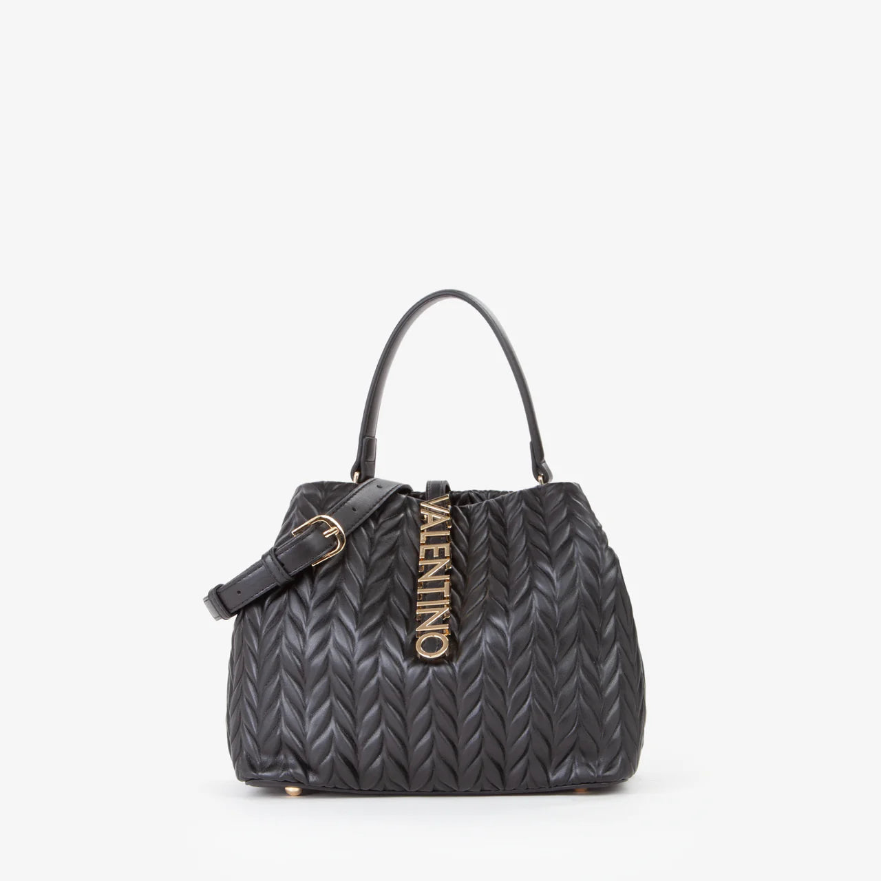 Valentino borsa a mano donna trapuntata con logo Nero TU | Giò Fashion