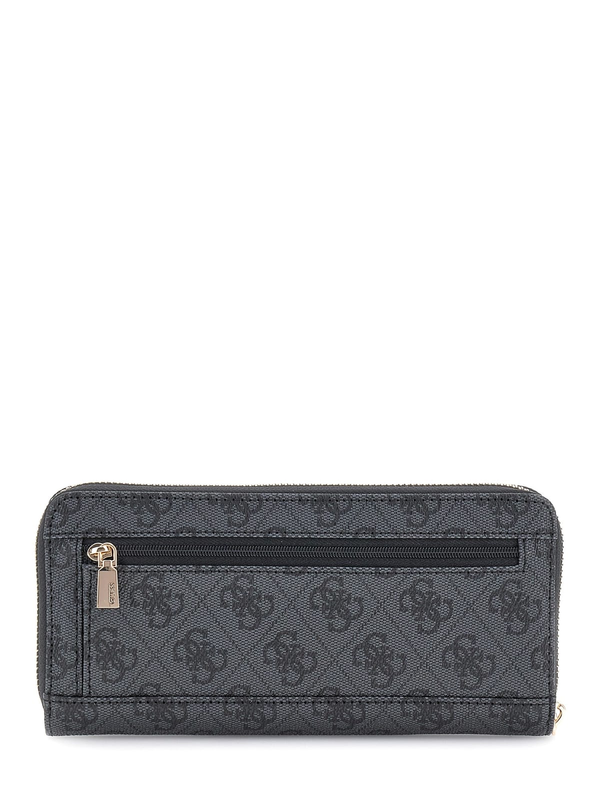 Portafoglio lungo Guess donna logo all over con zip