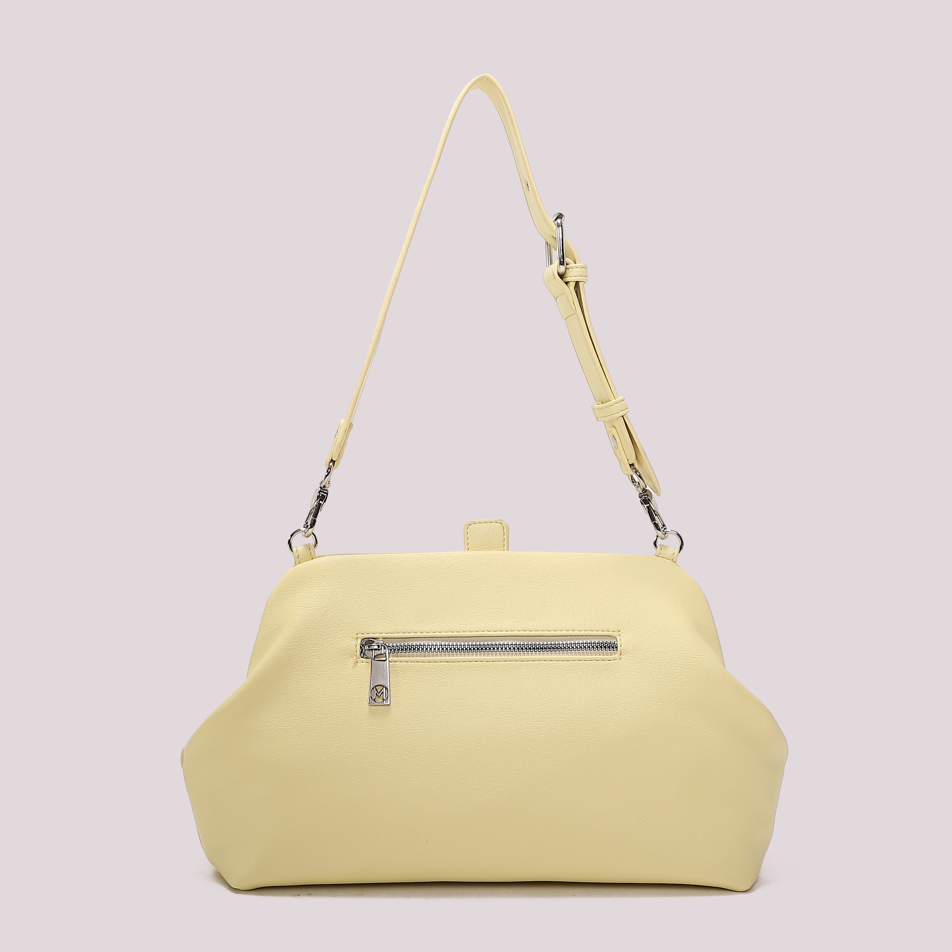 Mimi Mua borsa a spalla con applicazioni floreali e chiusura a scatto