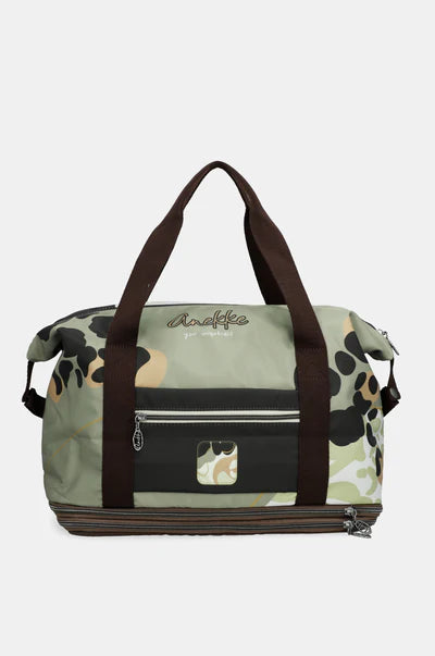 Borsa viaggio Anekke donna capiente con doppi manici Marrone TU | Giò Fashion