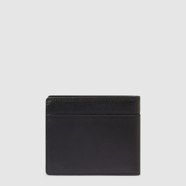 Portafoglio uomo Piquadro compatto in pelle con porta monete NERO TU | Giò Fashion