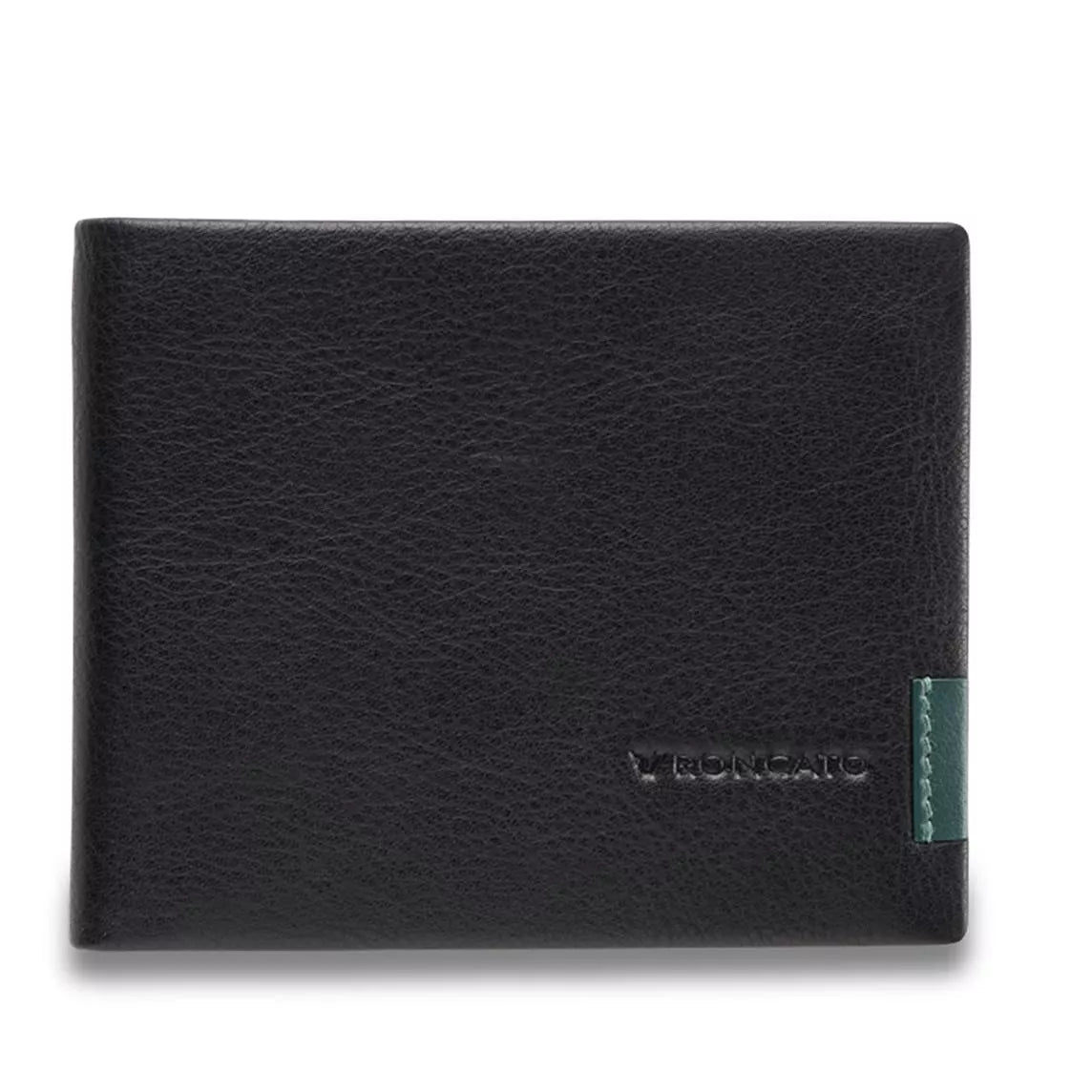 Portafoglio uomo Roncato in pelle con inserto elegante NERO TU | Giò Fashion