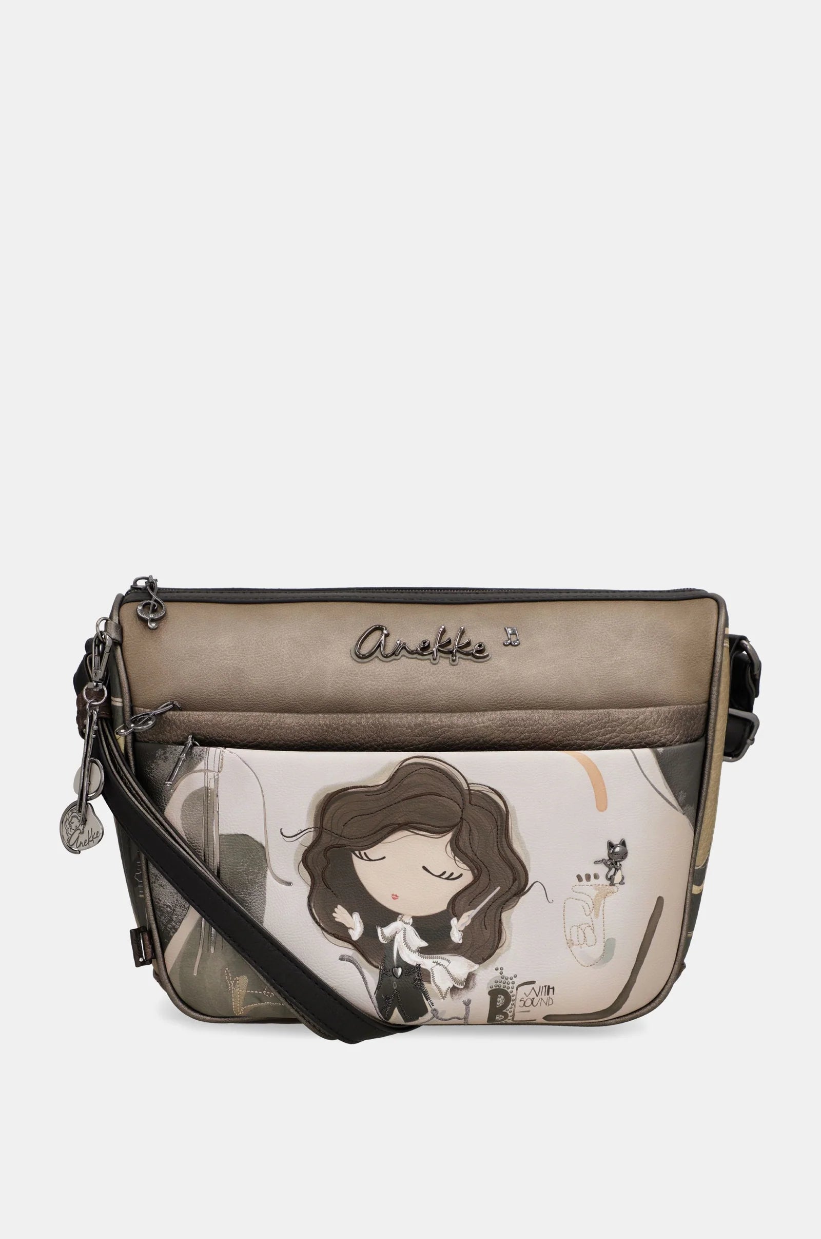 Borsa a Tracolla Grande Donna Anekke con Tasche