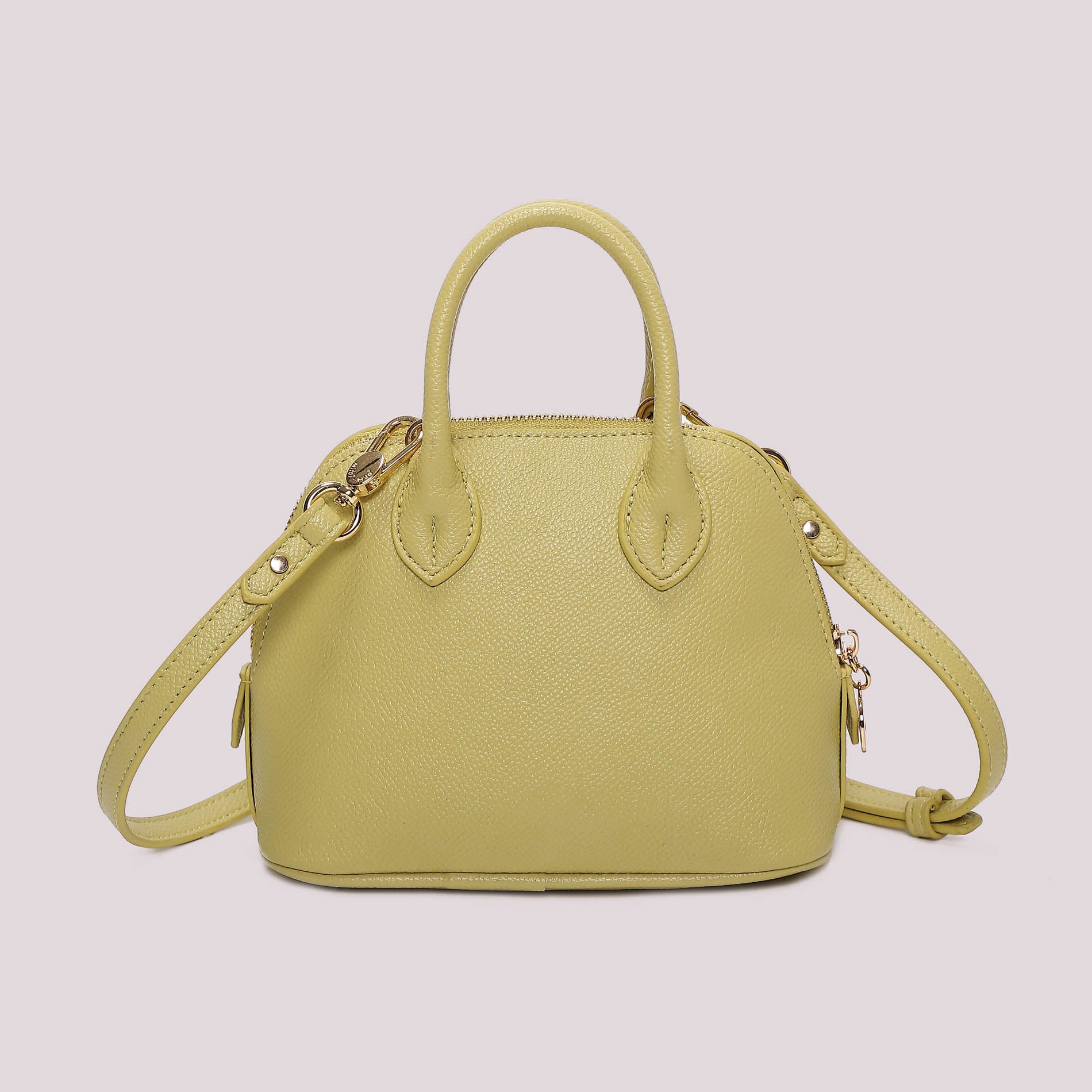 Borsa a mano donna Mimi Mua con tracolla rimovibile design elegante compatto VERDE PASTELLO TU | Giò Fashion