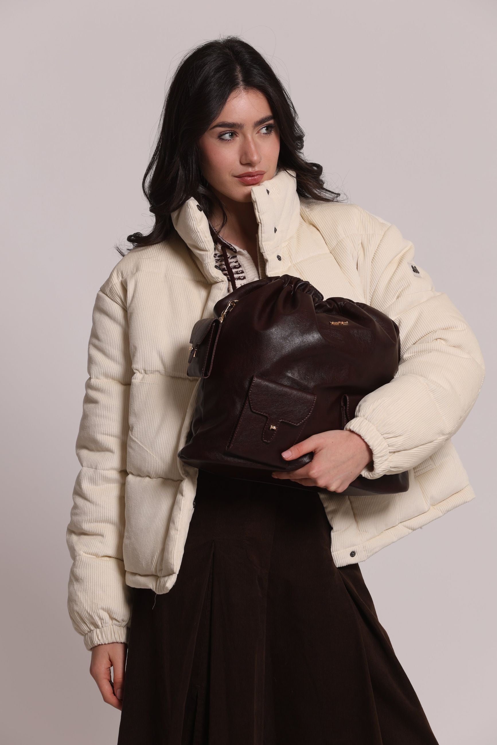 Borsa a Spalla Donna Mimi Mua con Tasche
