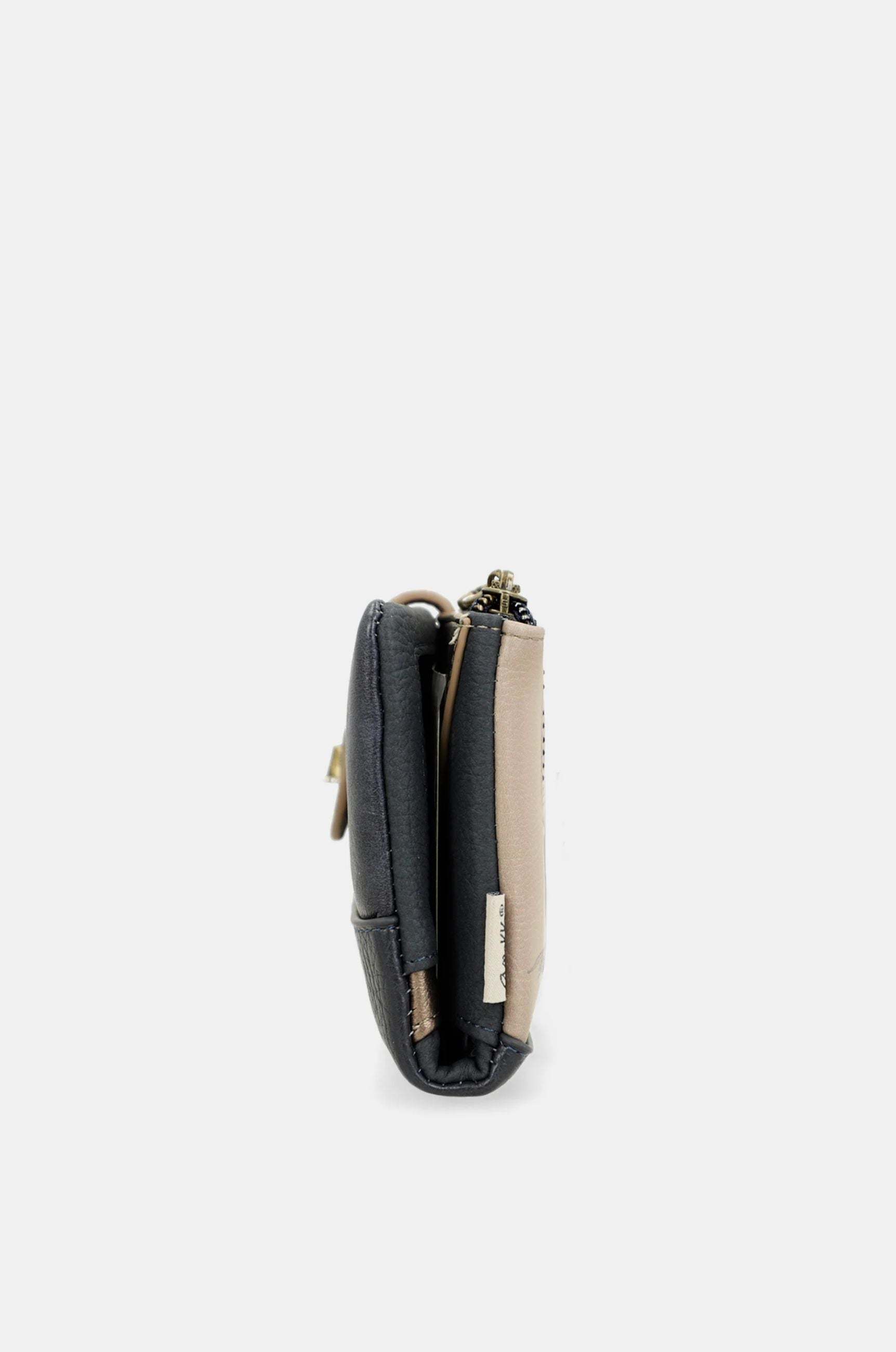 Portafoglio lungo Anekke Contemporary con zip BLU TU | Giò Fashion