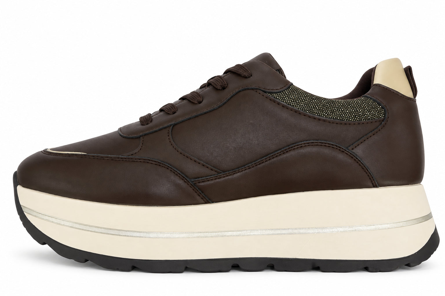 Sneakers Donna Ynot? con Platform e Dettagli a Contrasto