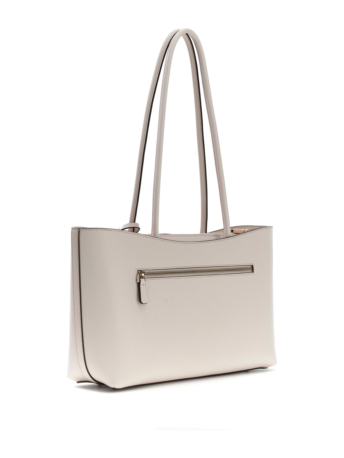 Borsa shopper Guess donna elegante con morsetto e charm GRIGIO TU | Giò Fashion