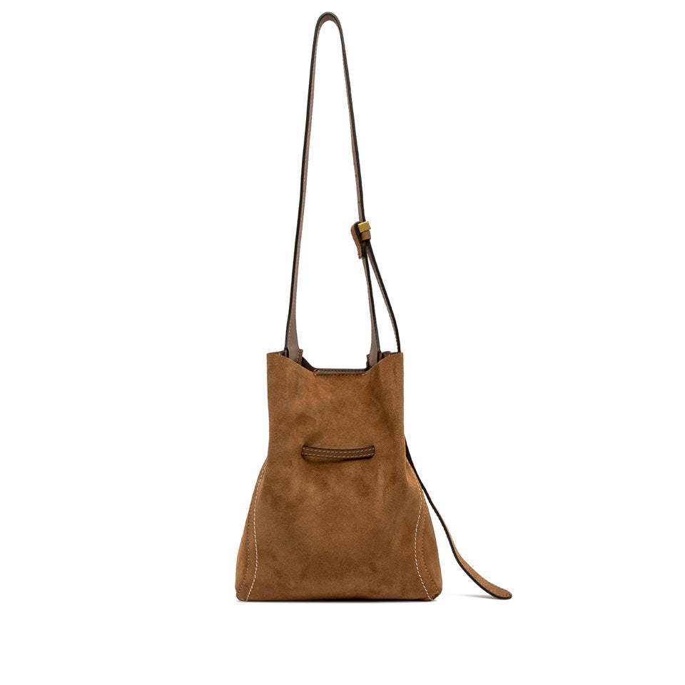 Borsa a Spalla piccola Gianni Chiarini Sienna in camoscio TAN TU | Giò Fashion