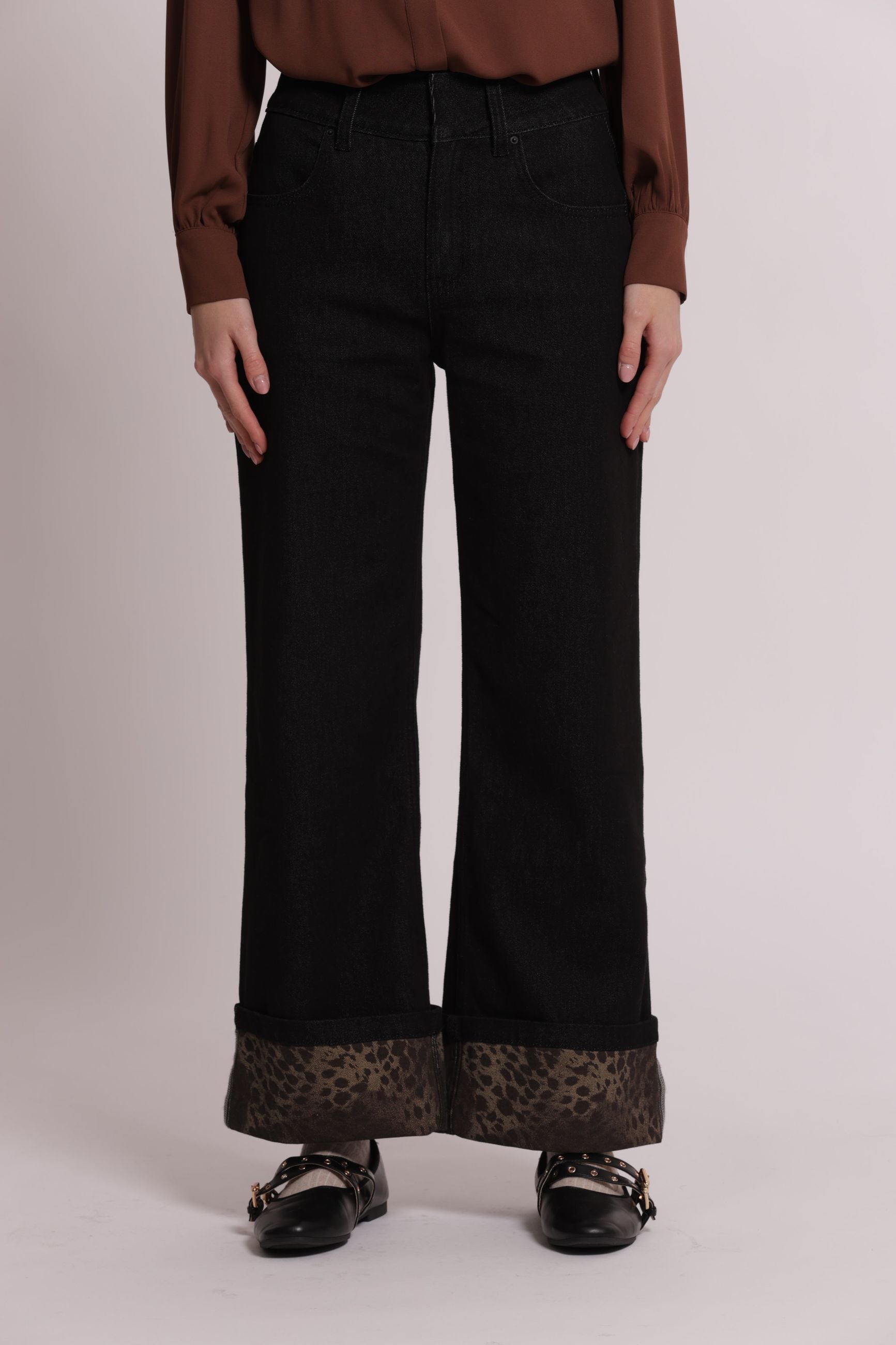 Jeans Donna Mimi Mua con Risvolto